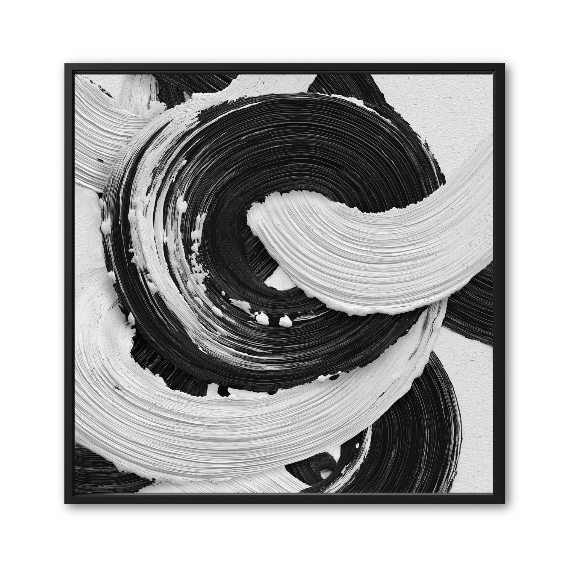Abstract black and white minimalist style