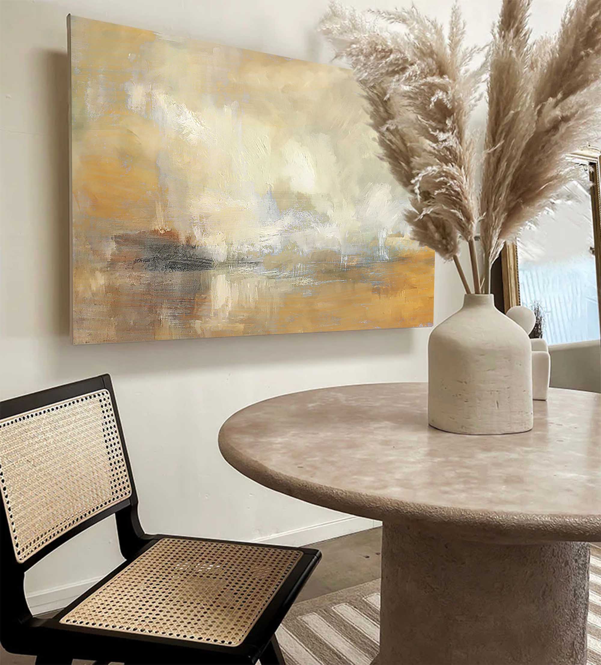 Wallart Ethereal Misty Landscape Art