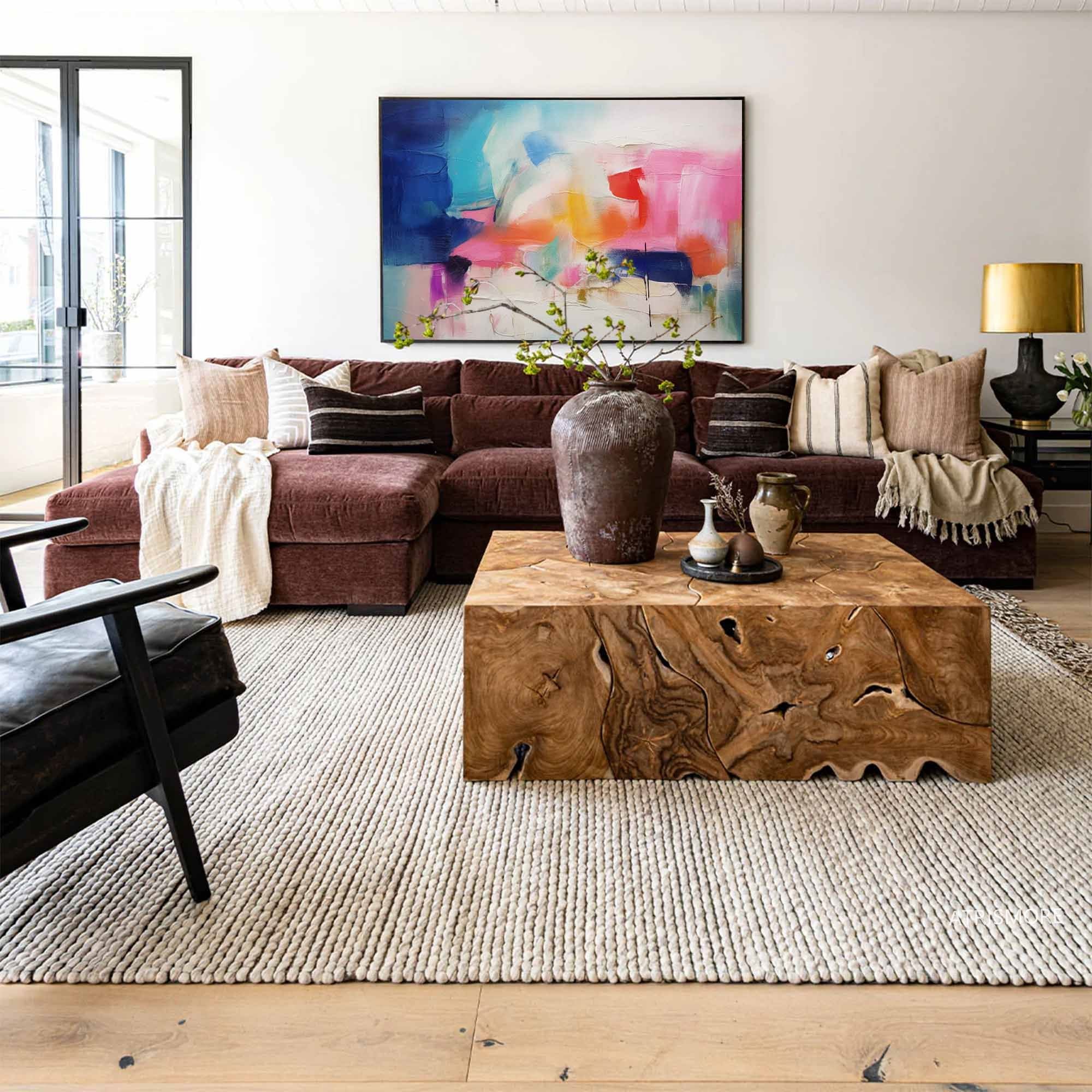 Wallart Bold Abstract Color Block Art