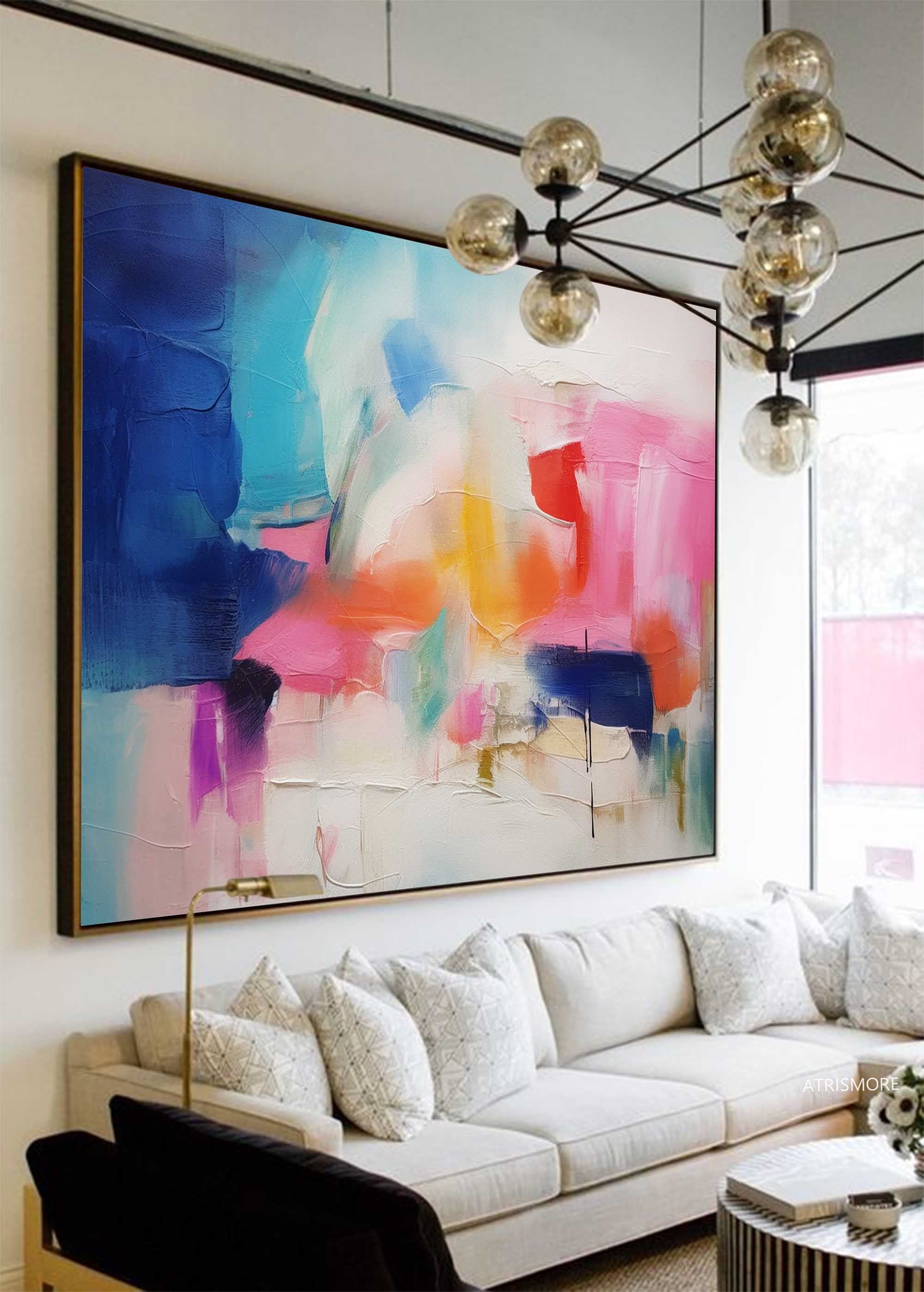 Wallart Bold Abstract Color Block Art