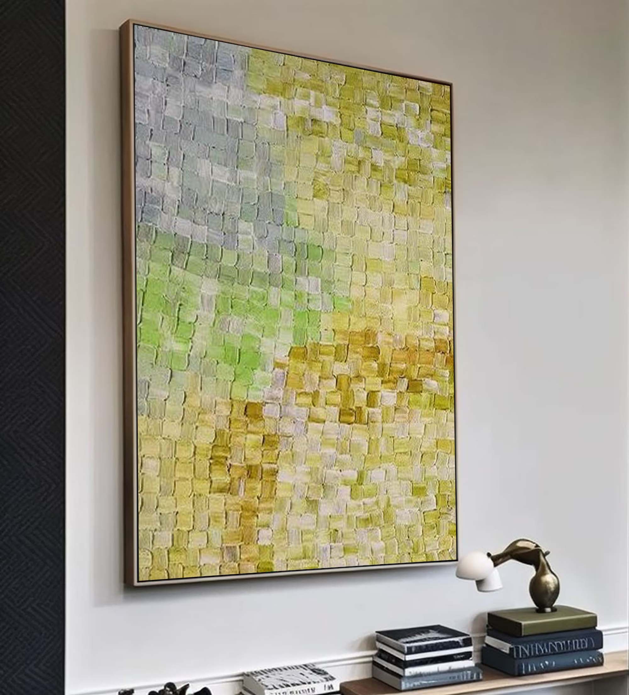 Wallart Golden Hour Abstract Textured Art