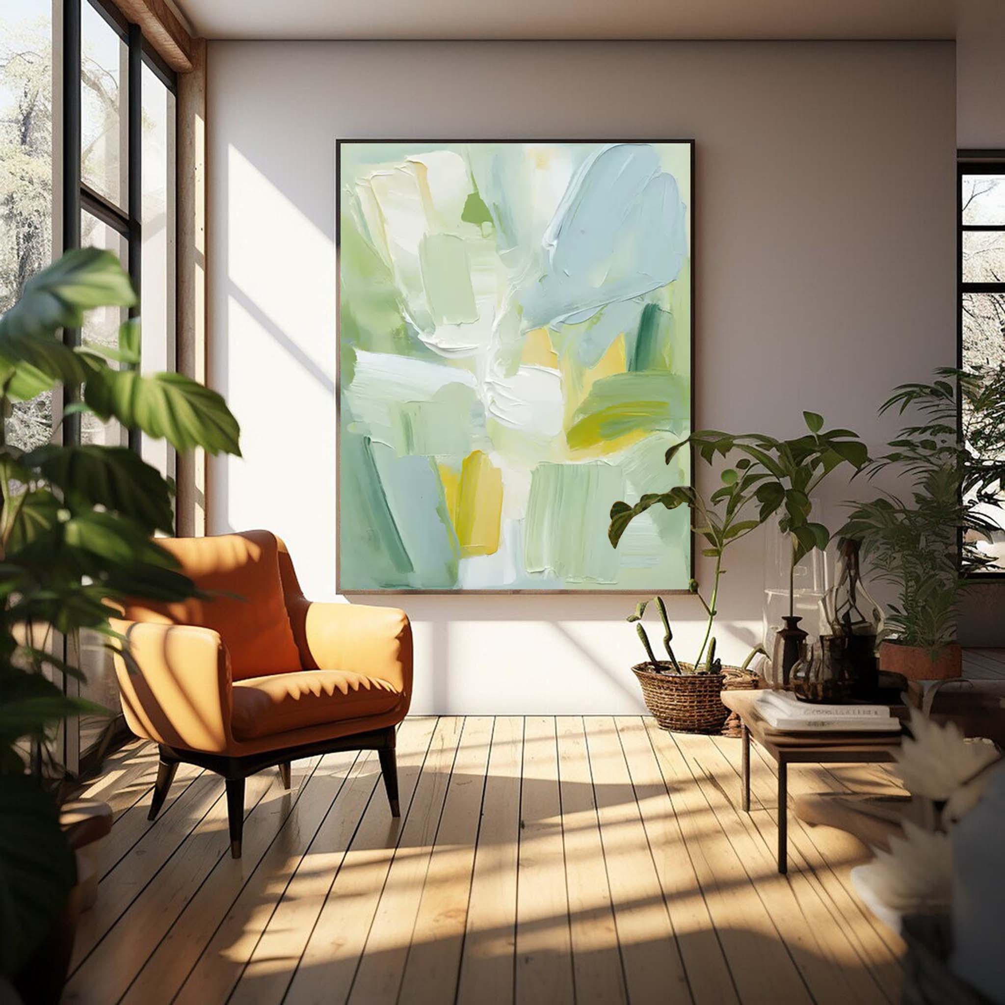 Wallart Abstract Canvas Art #AB304