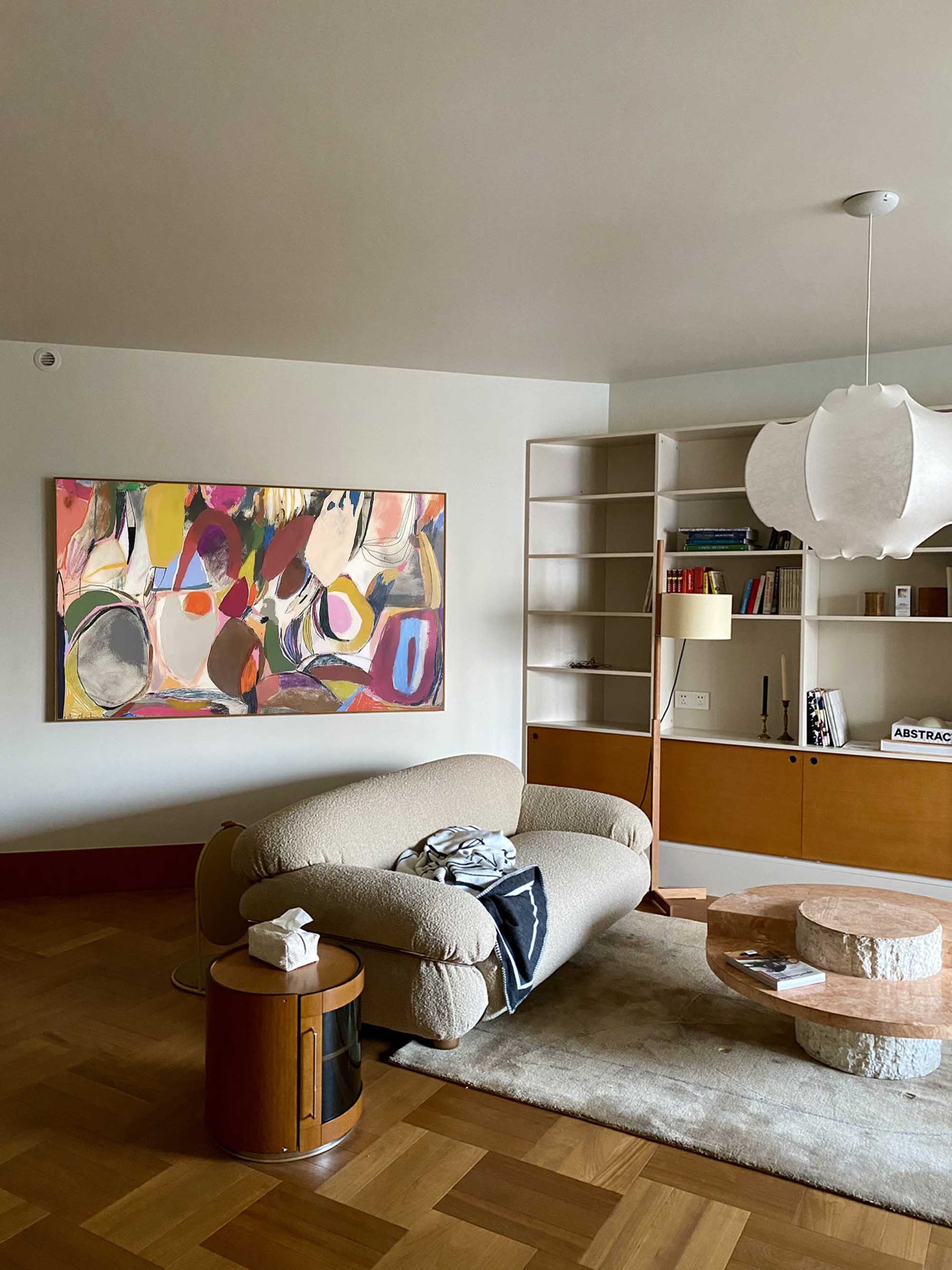 Wallart Dynamic Multicolor Abstract Art