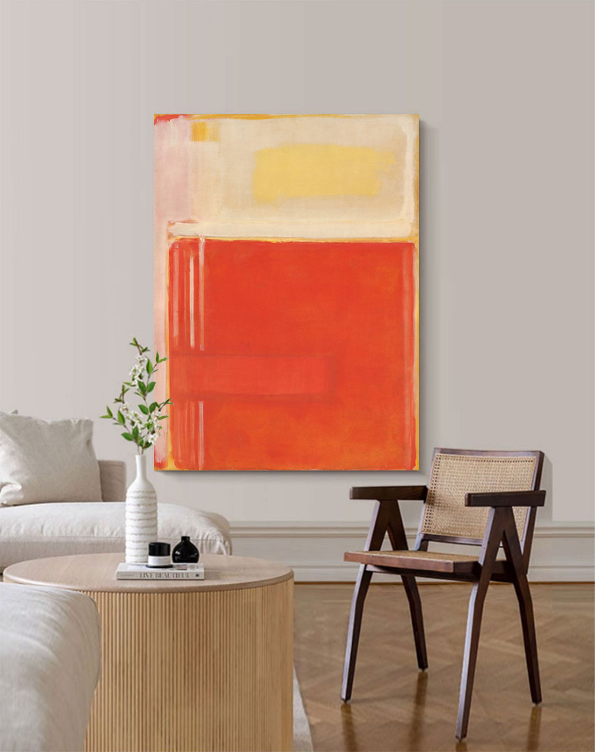 Wallart Radiant Abstract Color Block Art