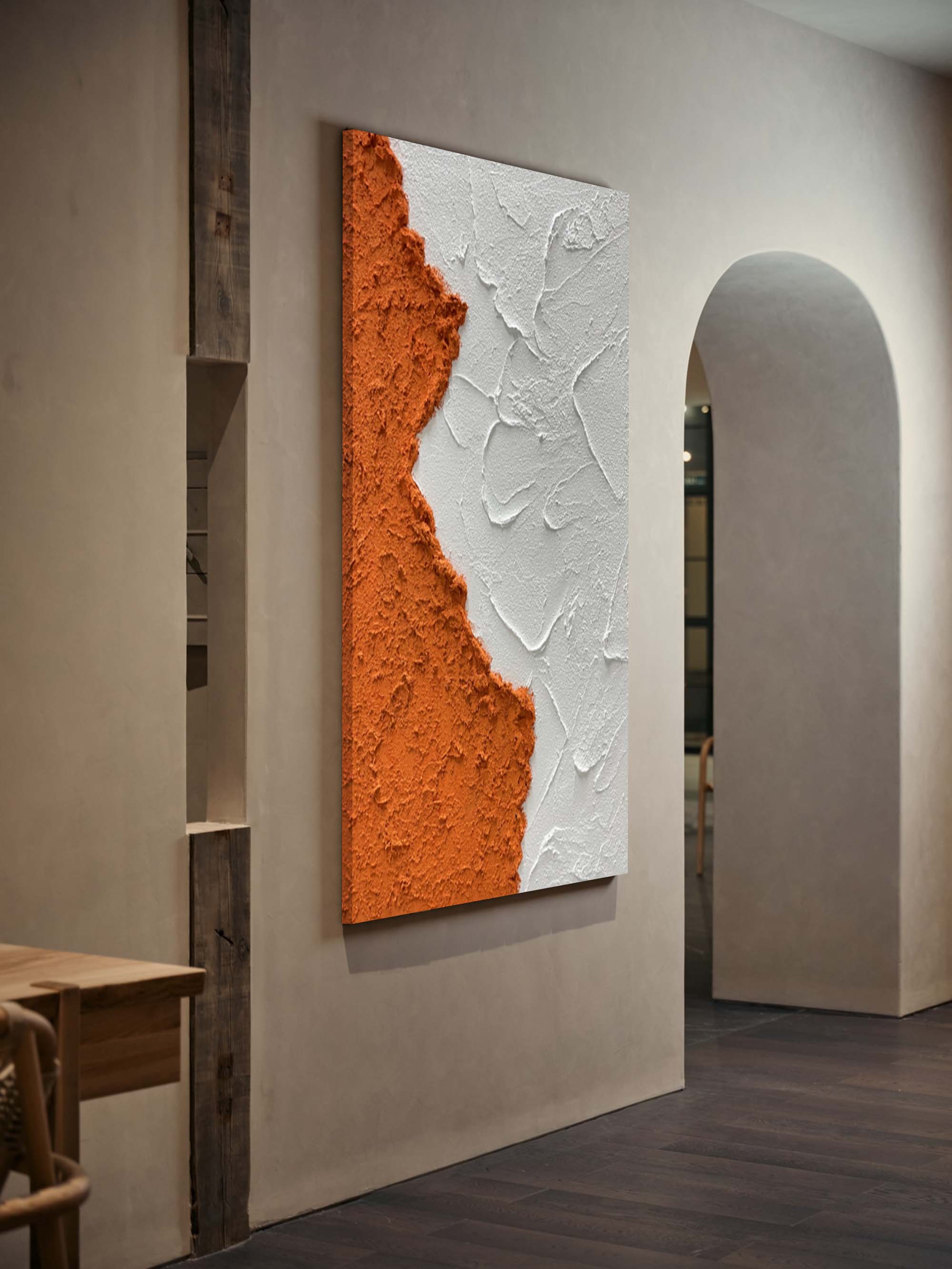 Wallart Textured Abstract Earth Tones Art