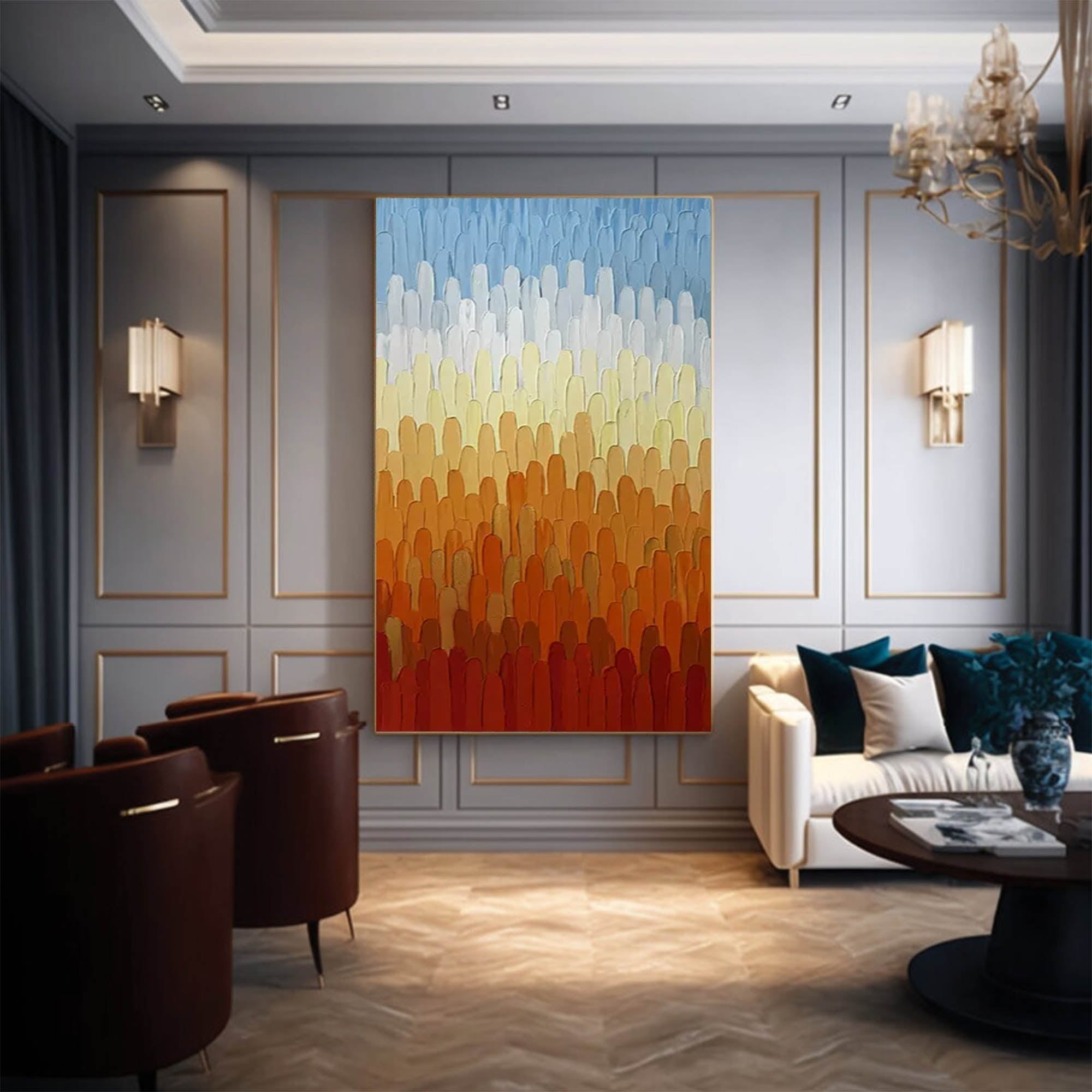 Wallart Sunset Gradient in Textures