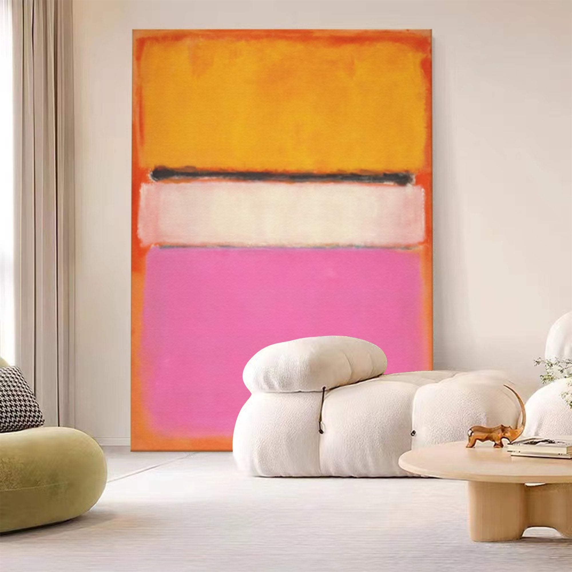 Wallart Vibrant Blocks: Bold Abstract Harmony