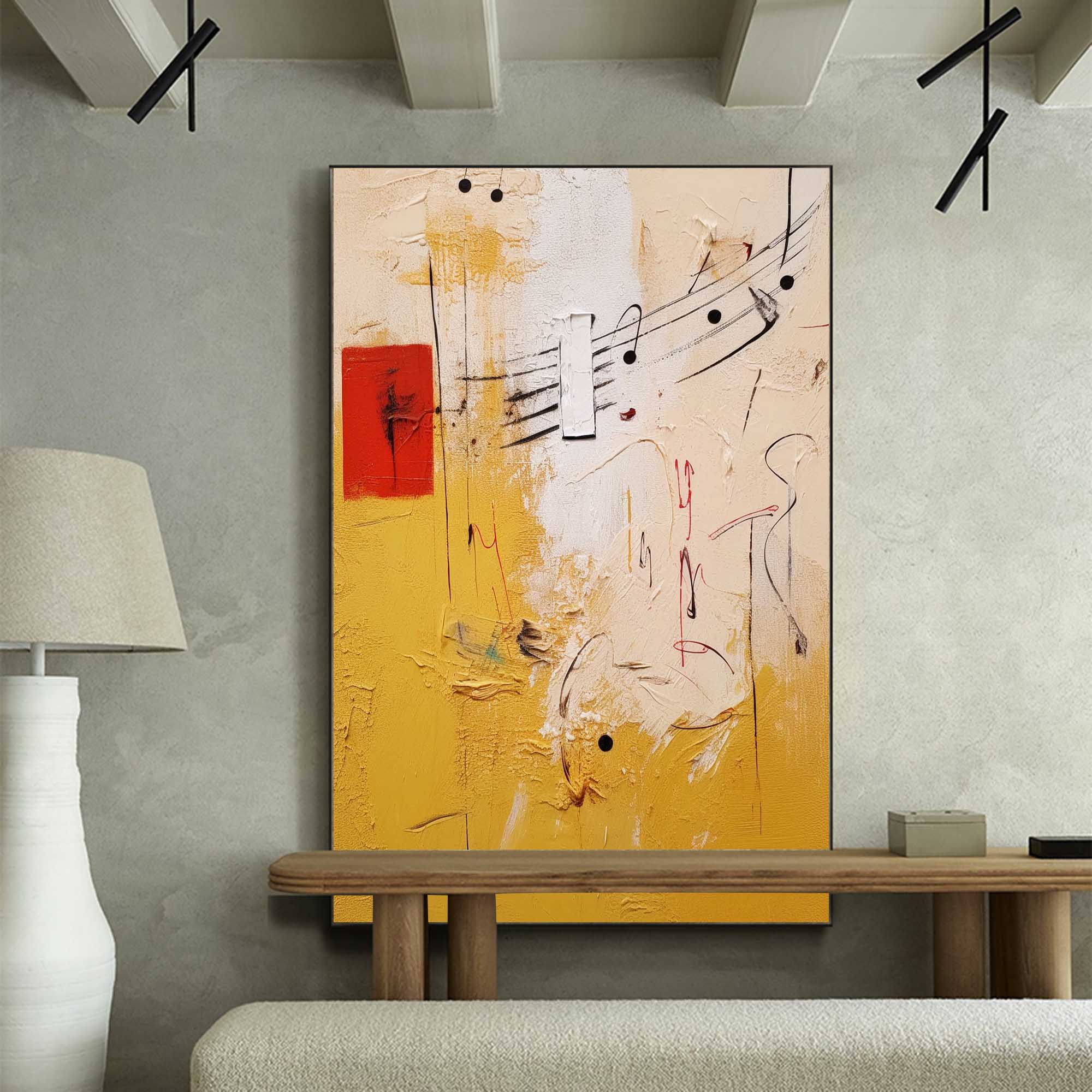 Wallart Abstract Melody Textured Canvas