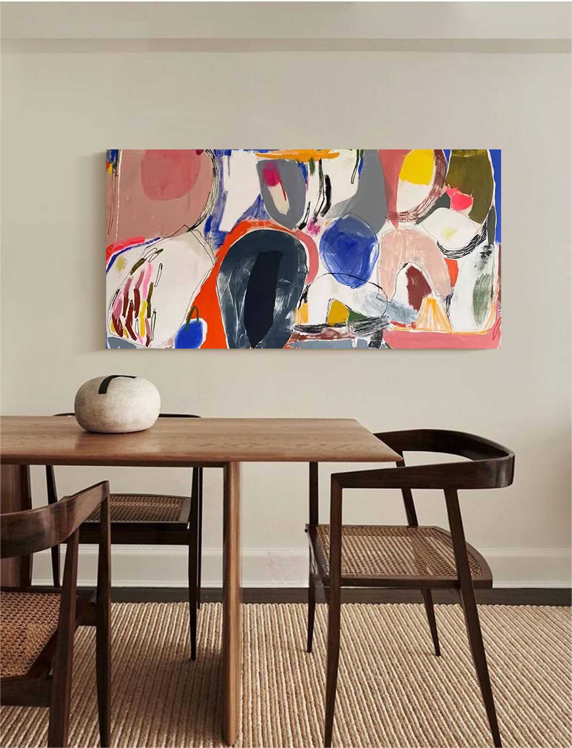 Wallart Bold Abstract Expressionist Art