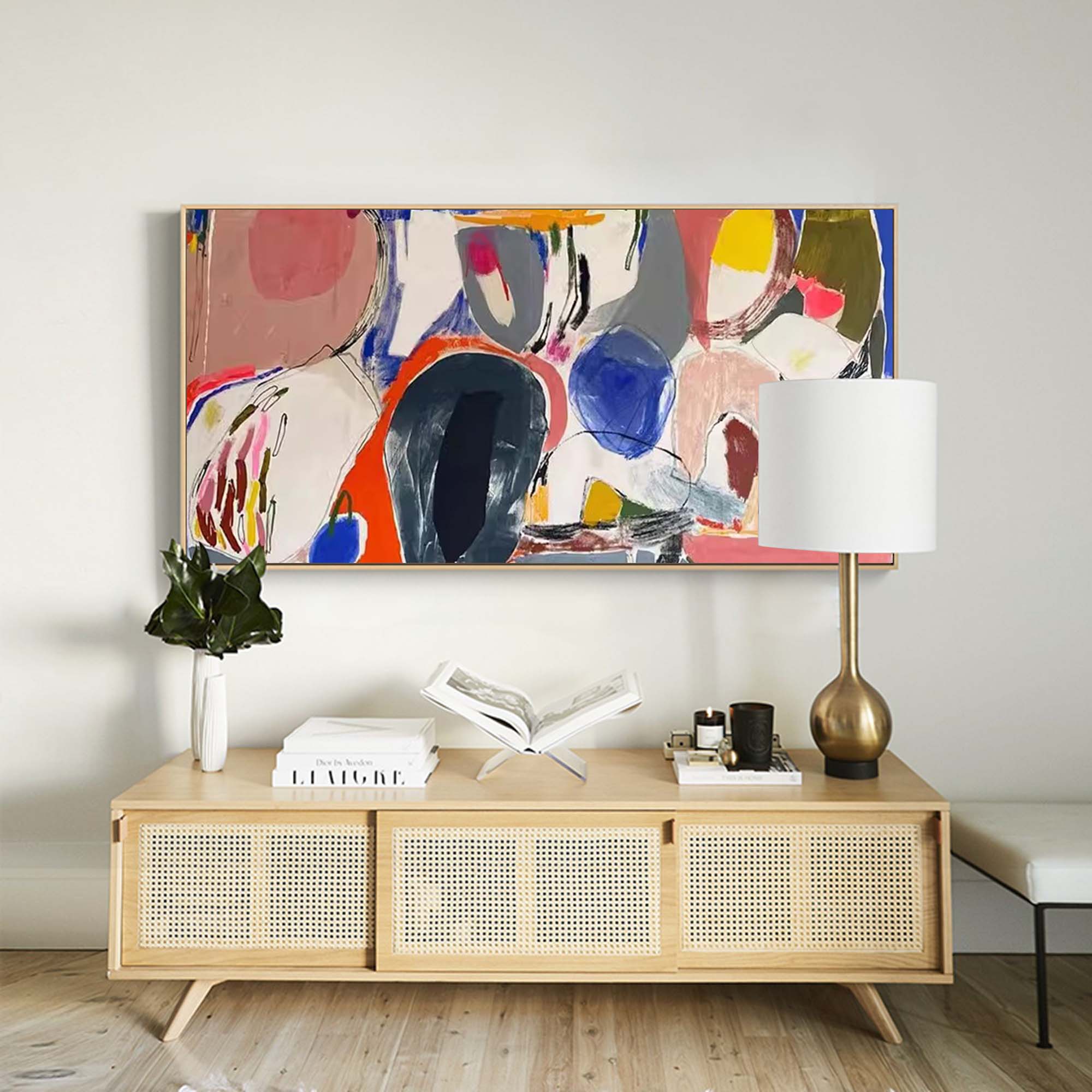 Wallart Bold Abstract Expressionist Art