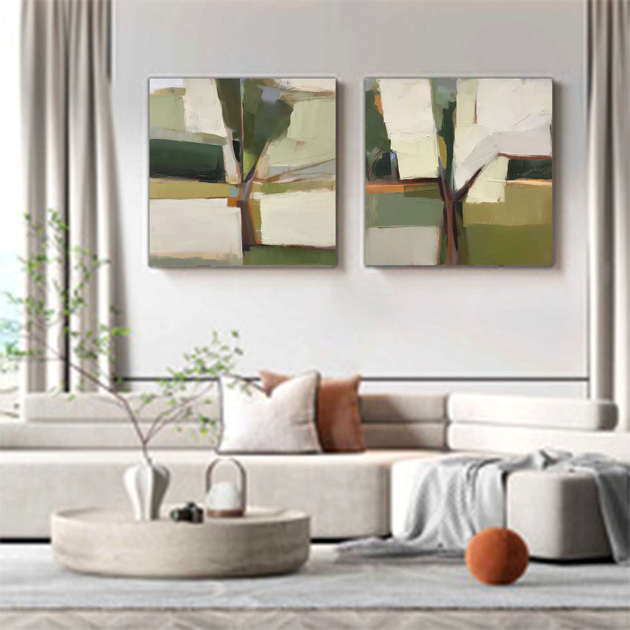 Wallart Abstract Canvas Art #AB312