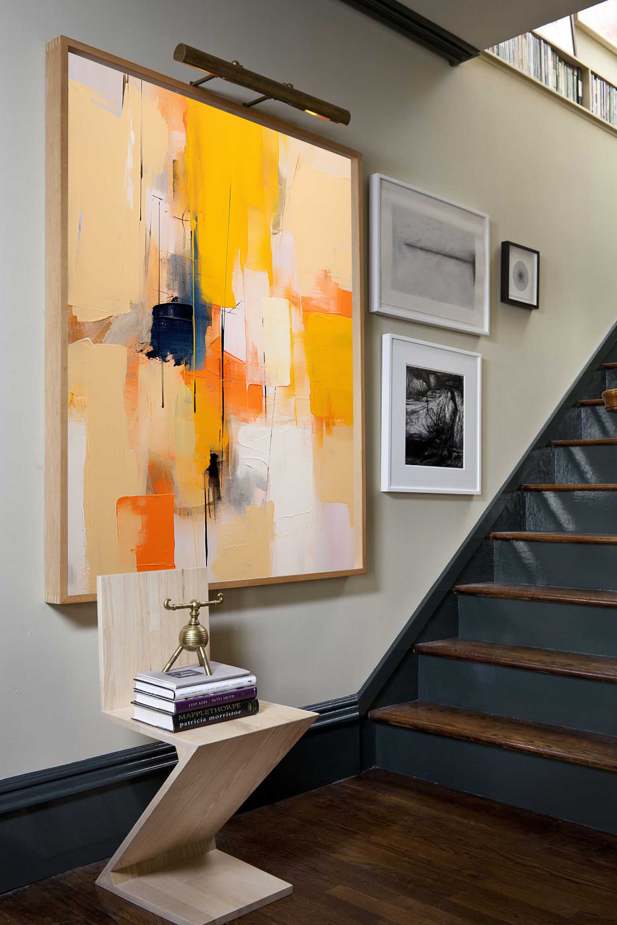 Wallart Radiant Hues in Abstract Layers