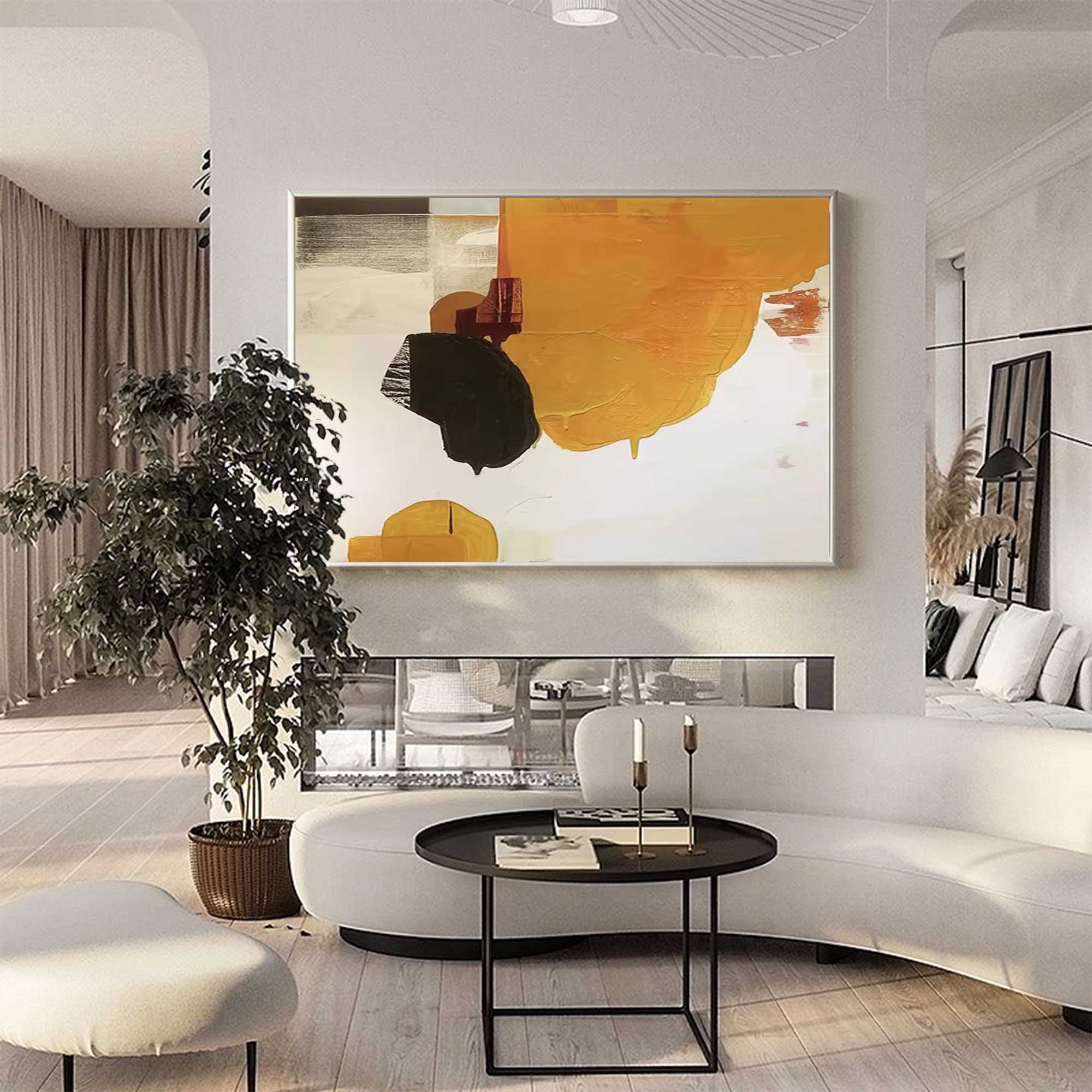 Wallart Bold Abstract Color Block Art