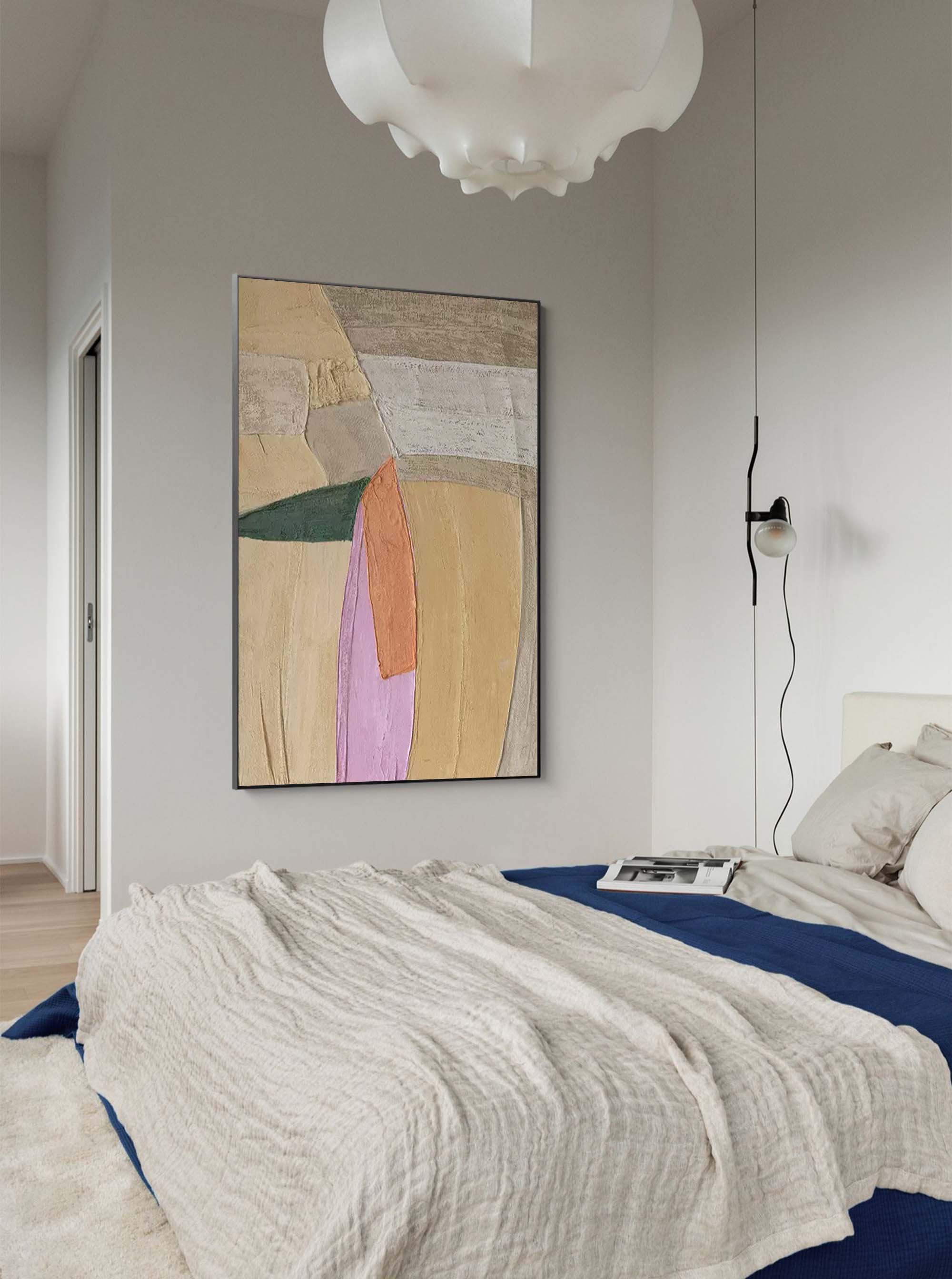 Wallart Earth-Toned Abstract Canvas Art