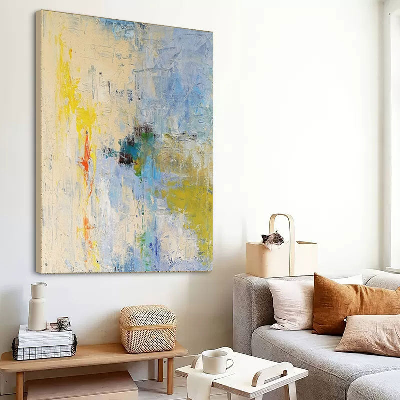 Wallart Light Abstract Textured Canvas Art