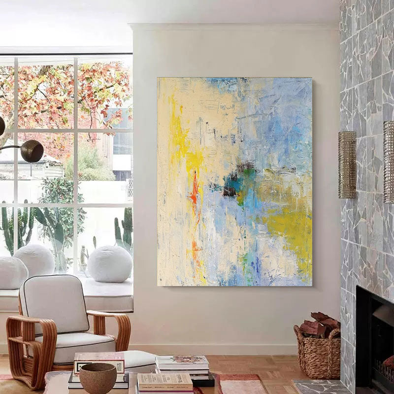 Wallart Light Abstract Textured Canvas Art