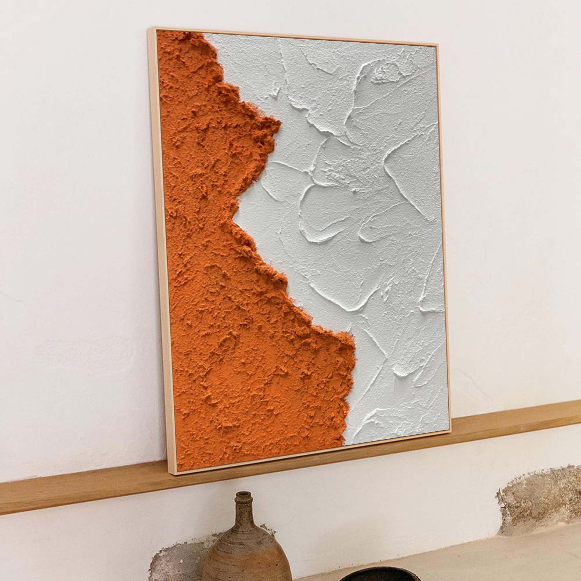 Wallart Textured Abstract Earth Tones Art