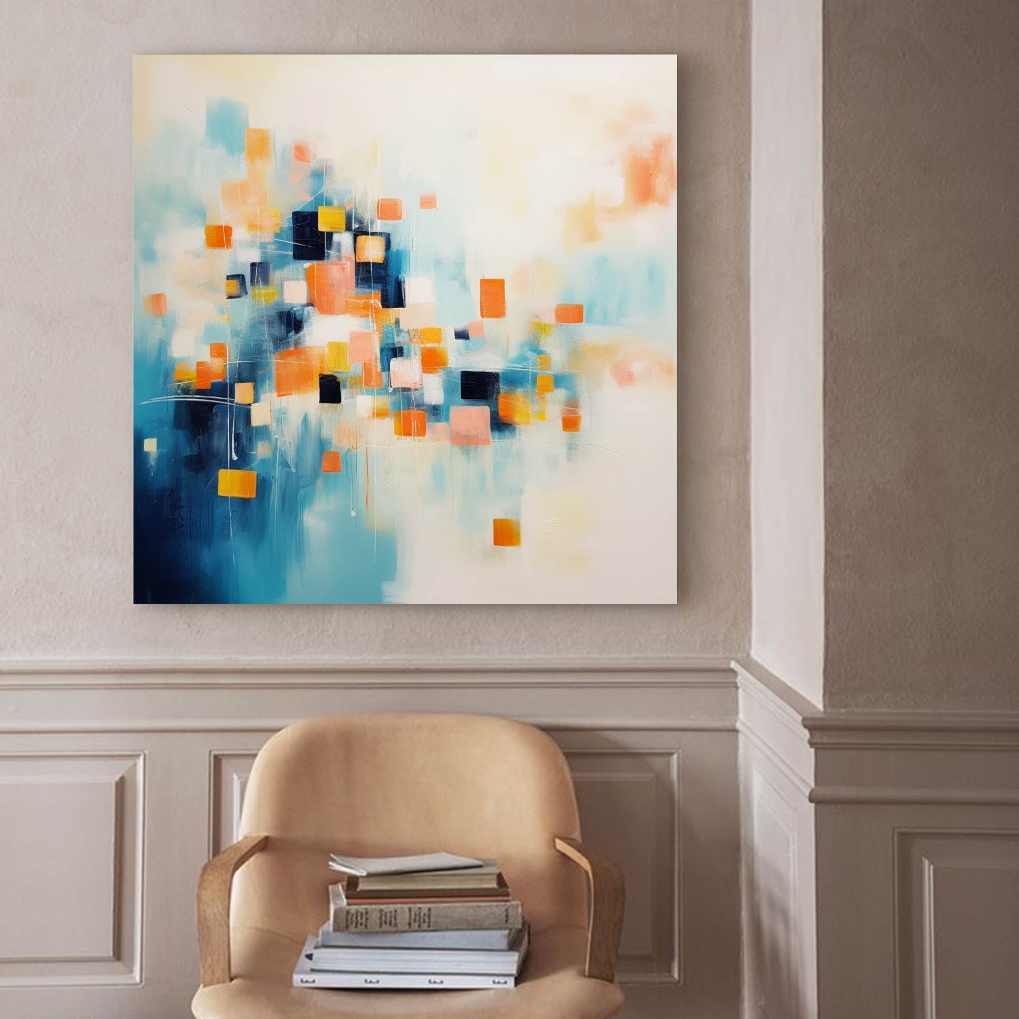 Wallart Abstract Rhythm of Colors