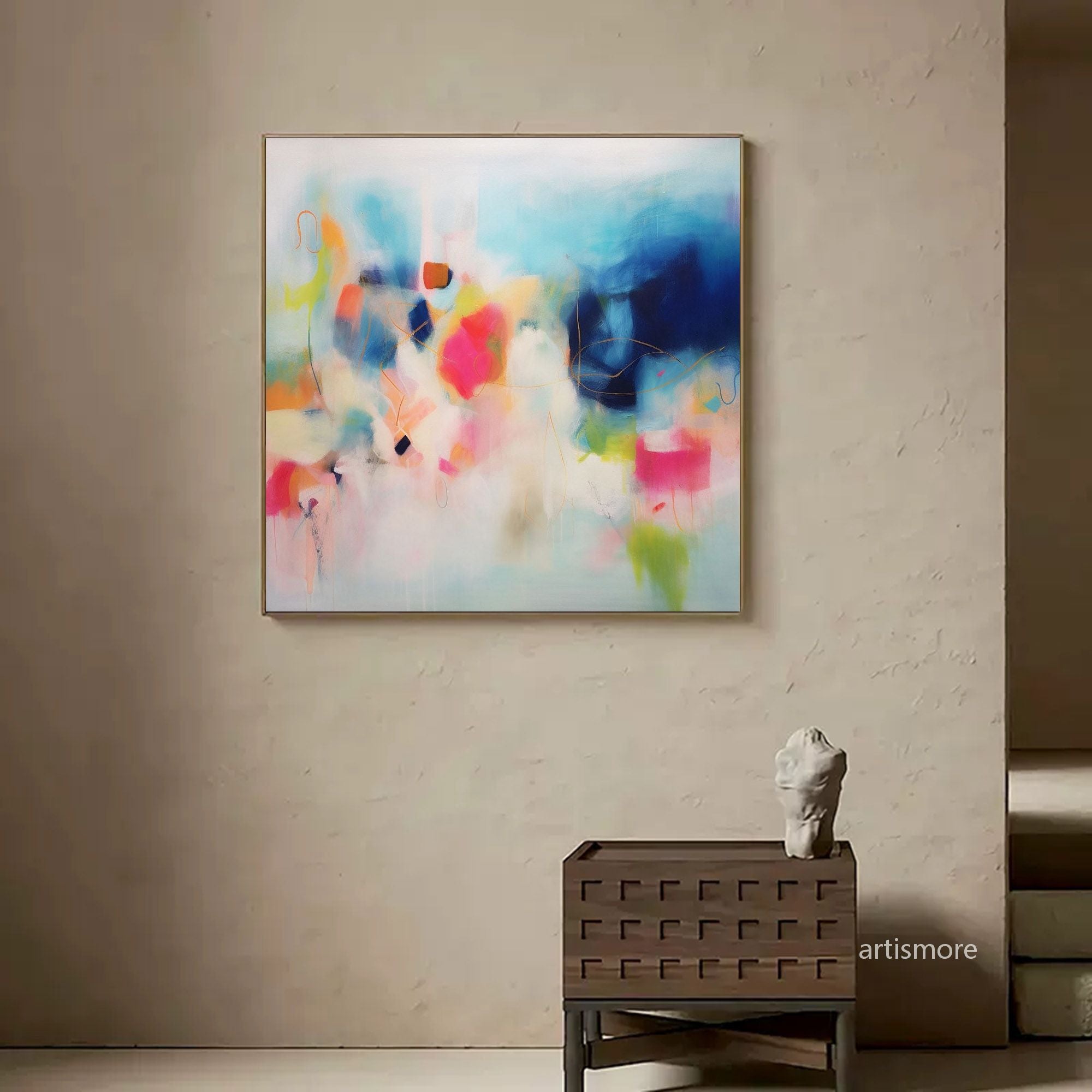 Wallart Bright Abstract Dreamscape Art