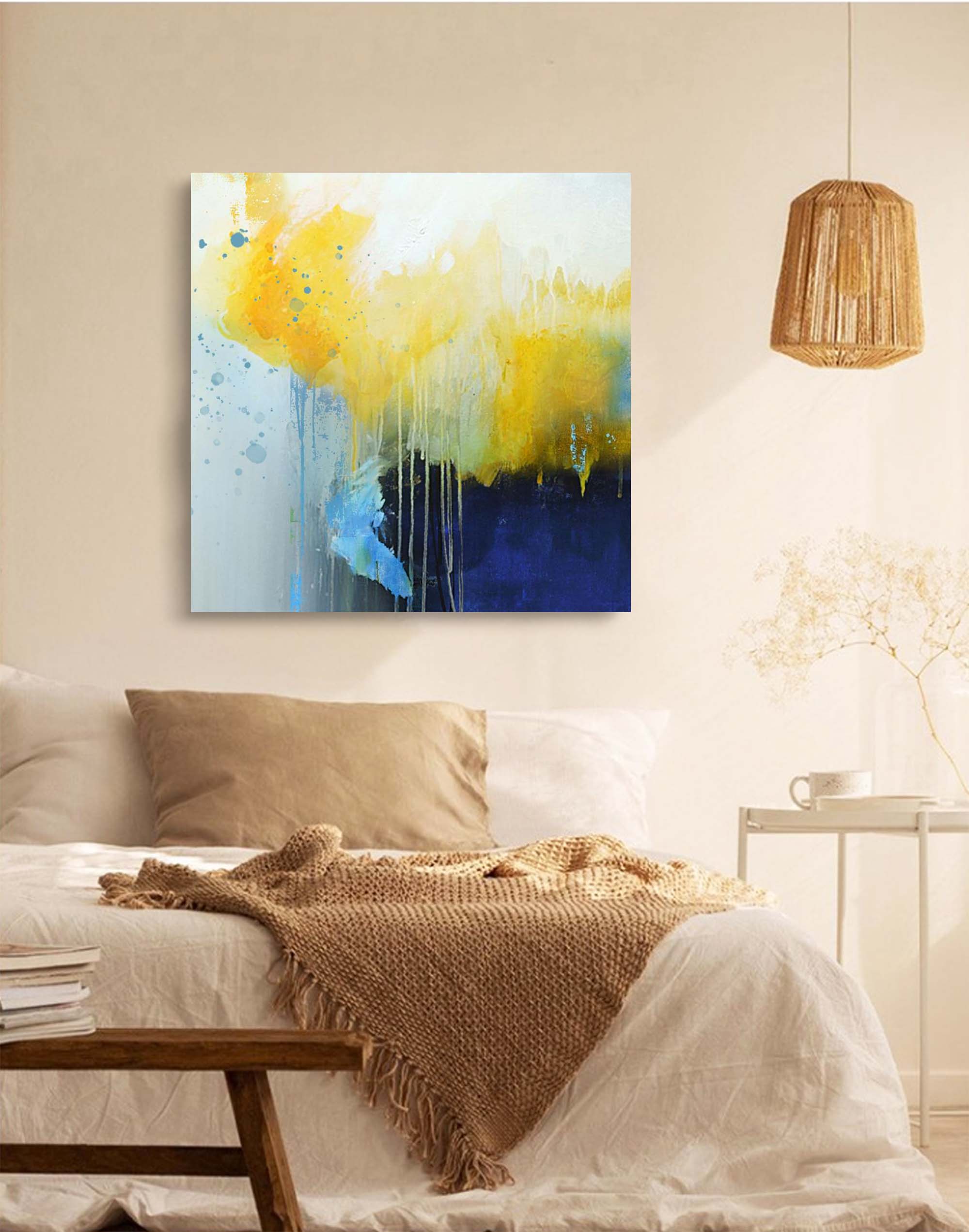 Wallart Dreamy Watercolor Abstract Art
