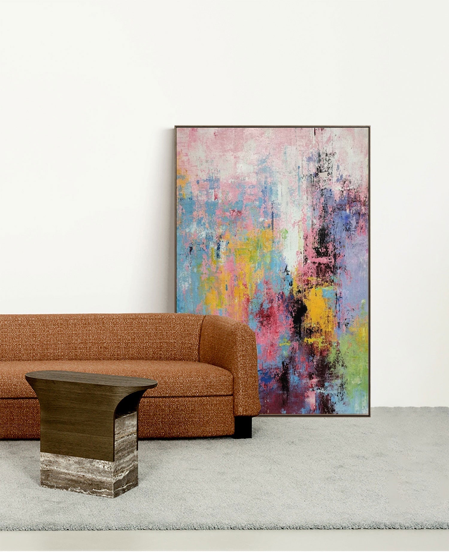 Wallart Soft Pastel Abstract Wall Art
