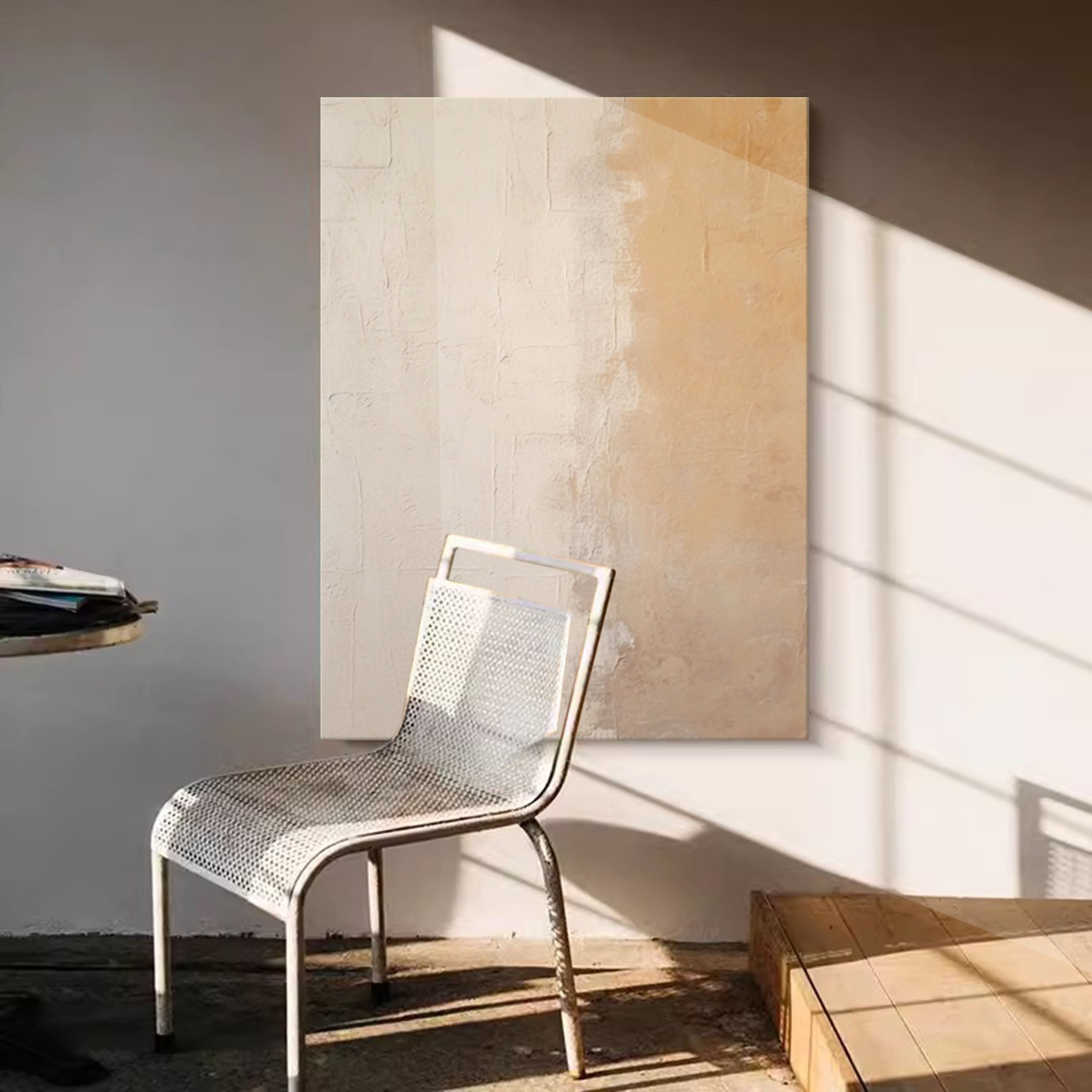 Wallart Subtle Earth Tones Abstract Art