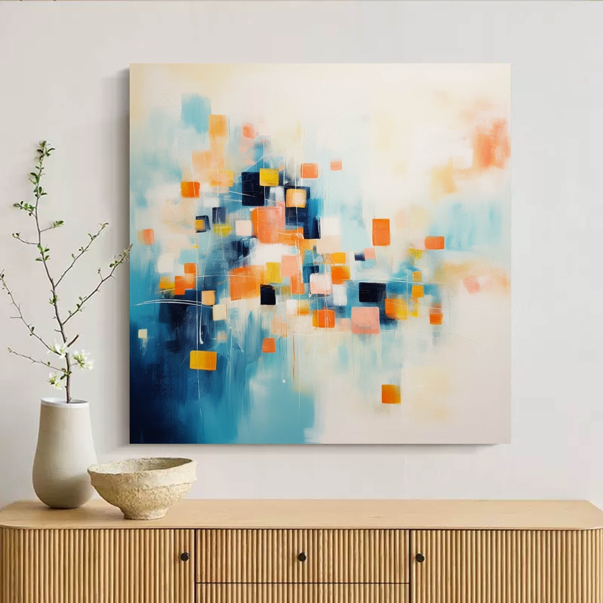 Wallart Abstract Rhythm of Colors