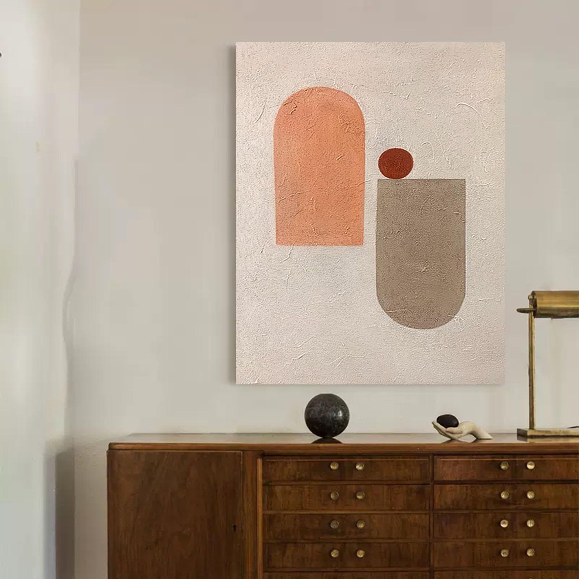 Wallart Minimalist Geometric Abstract Art