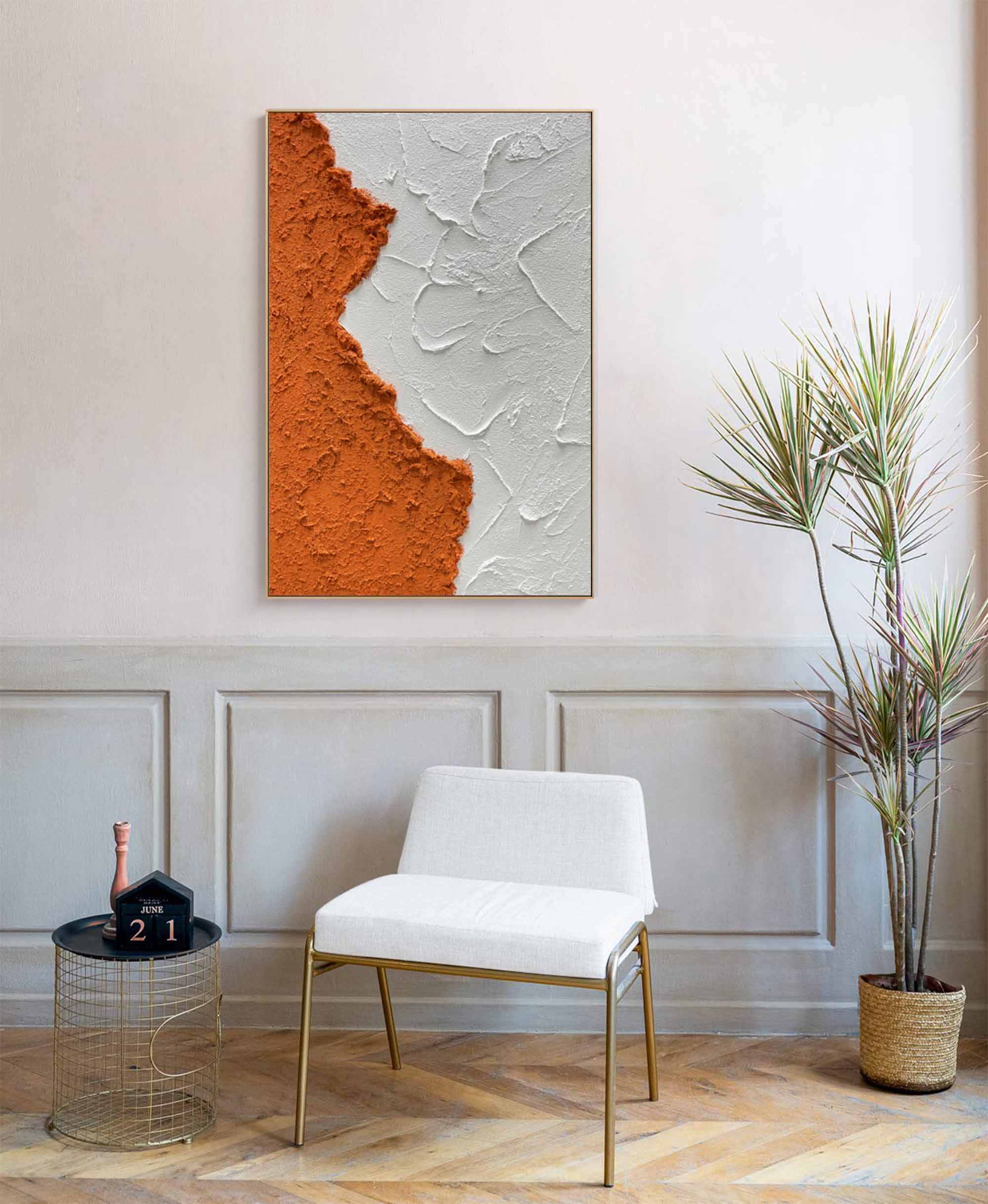Wallart Textured Abstract Earth Tones Art
