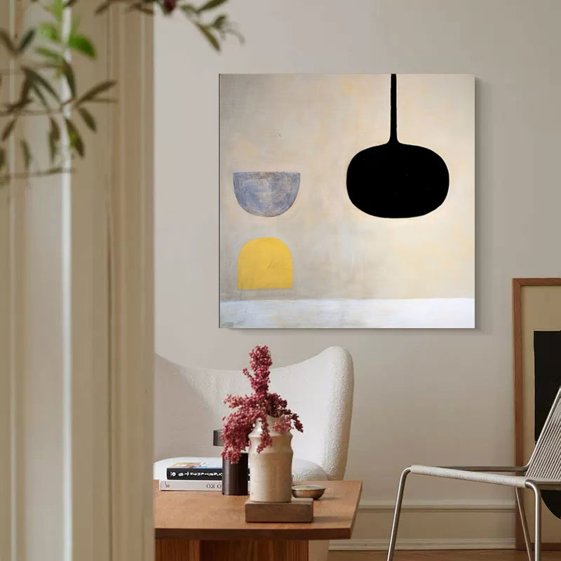 Wallart Modern Minimalist Abstract Oil Painting