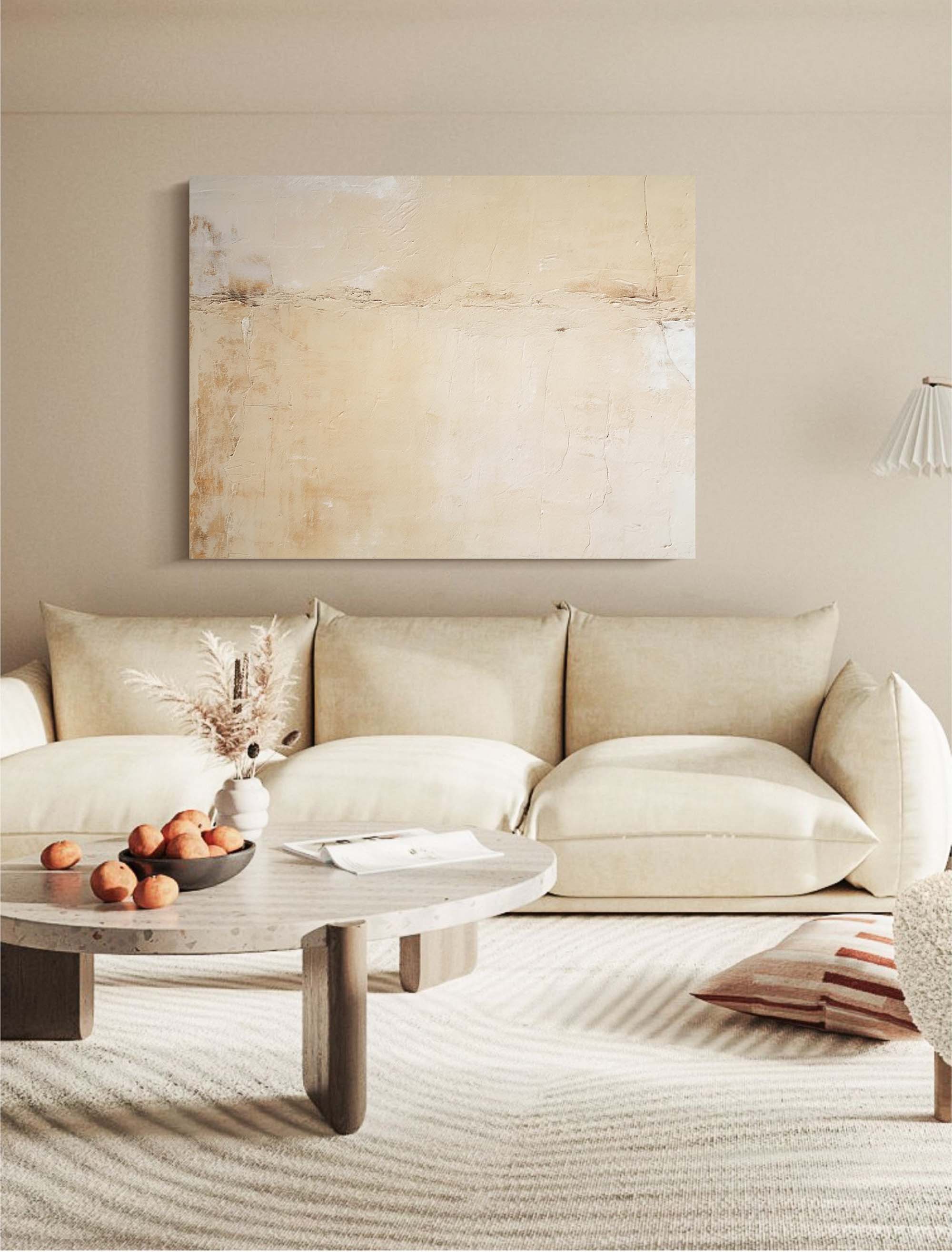 Wallart Minimalist Earthy Textured Canvas