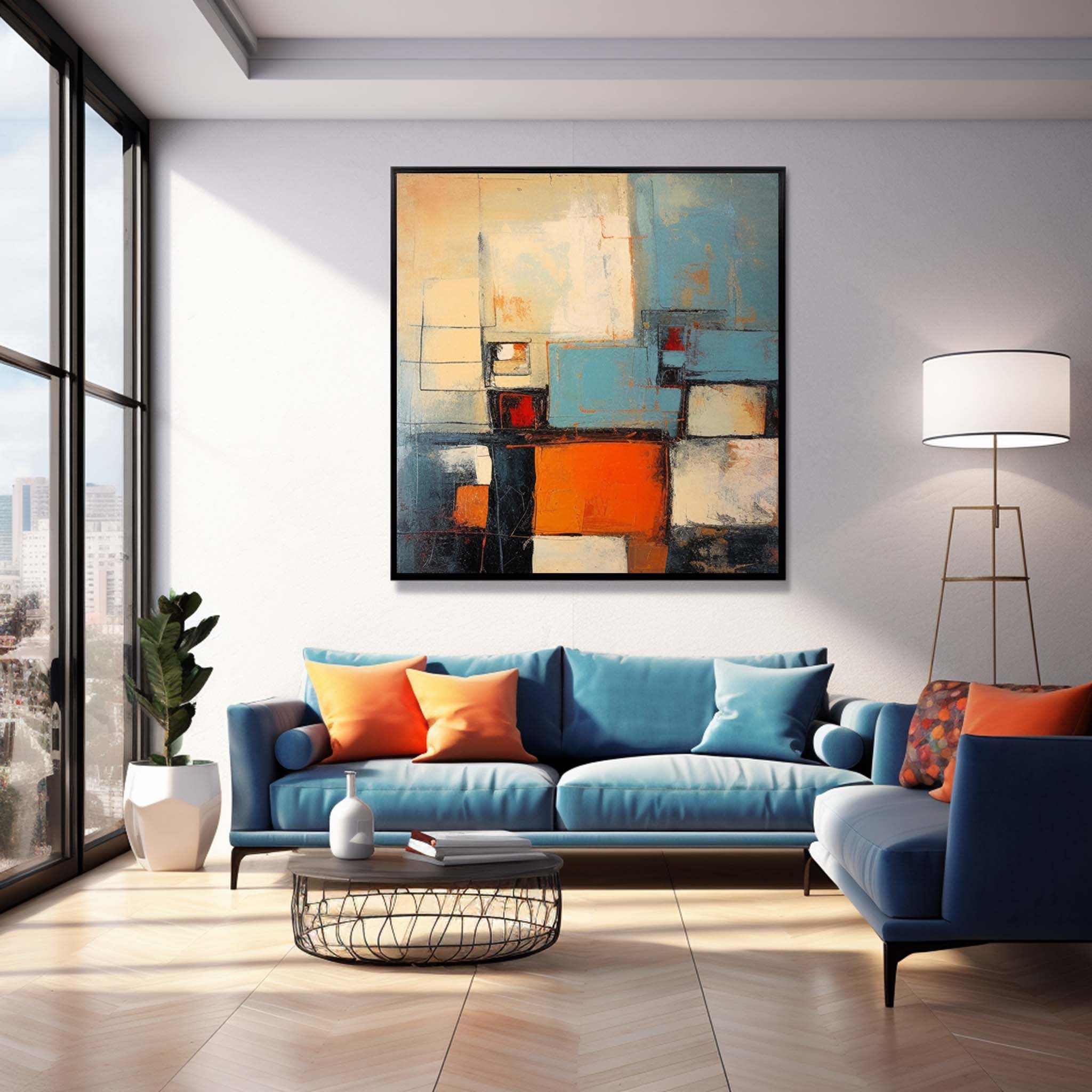 Wallart Abstract Canvas Art #AB318