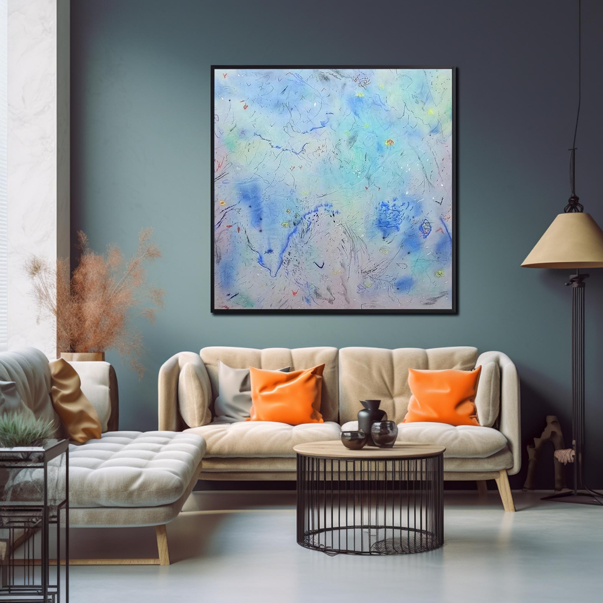 Wallart Abstract Canvas Art #AB311