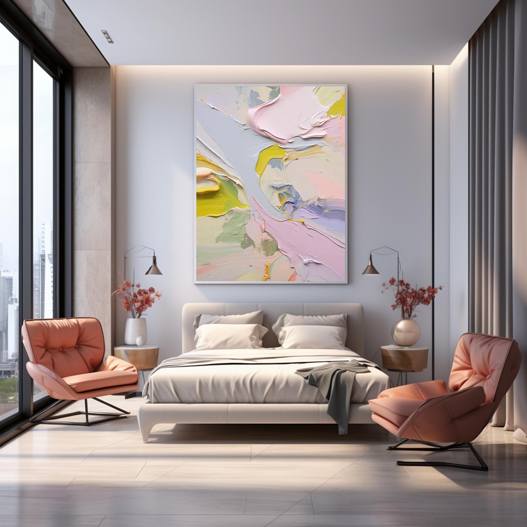 Wallart Abstract Canvas Art #AB308