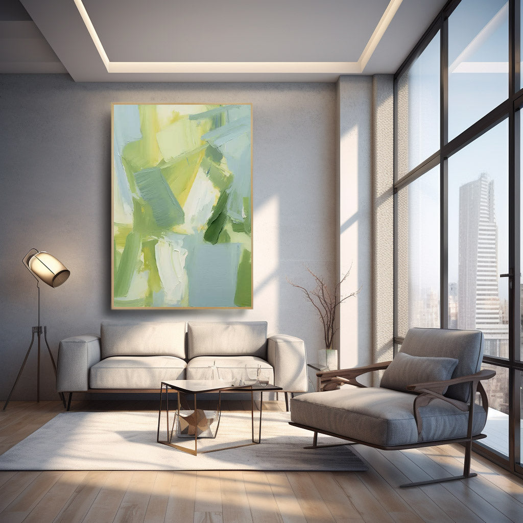 Wallart Abstract Canvas Art #AB301