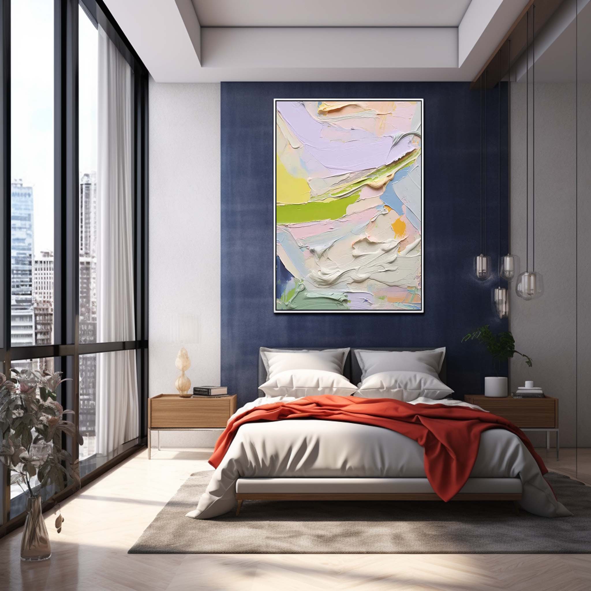 Wallart Abstract Canvas Art #AB307