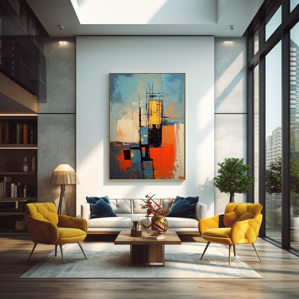 Wallart Abstract Canvas Art #AB315