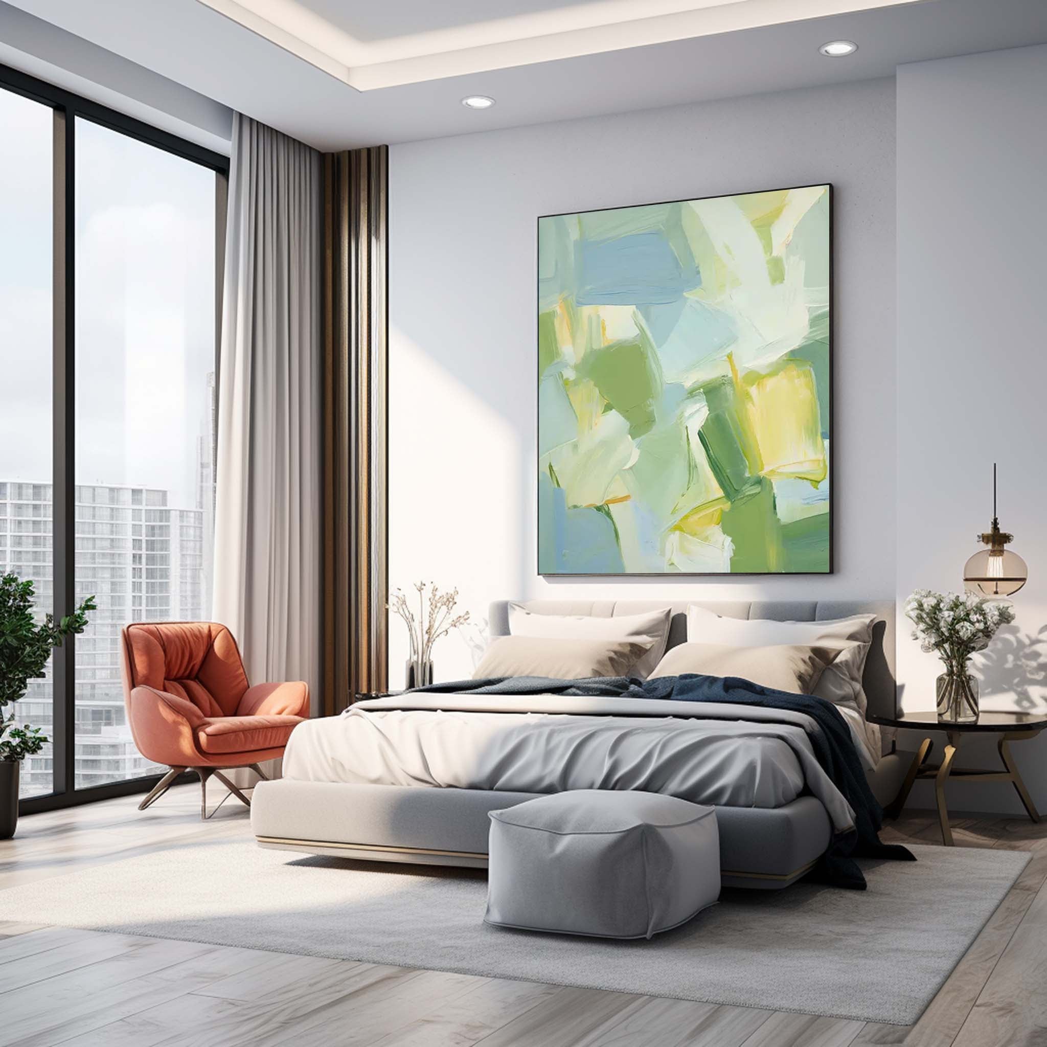 Wallart Abstract Canvas Art #AB306