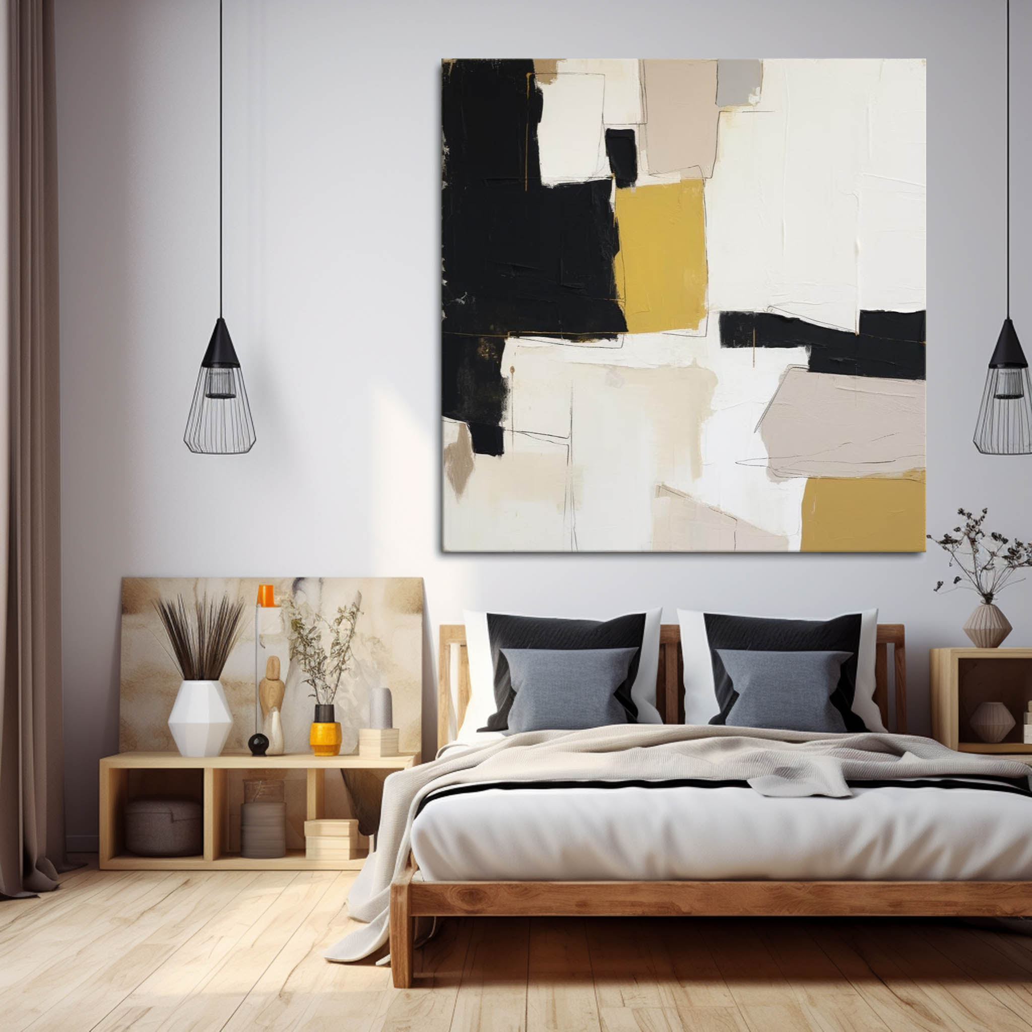 Wallart Abstract Canvas Art #AB330