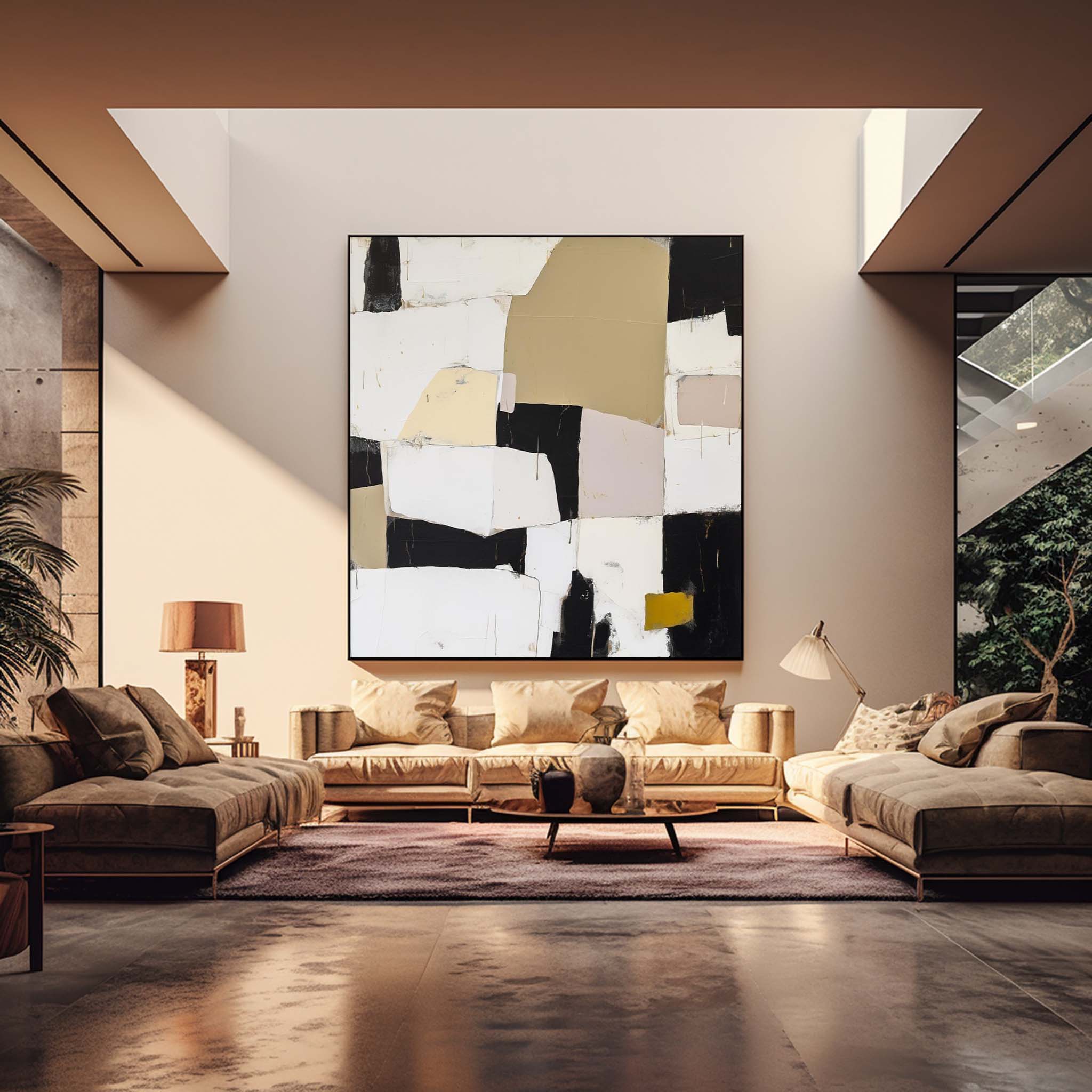 Wallart Abstract Canvas Art #AB329