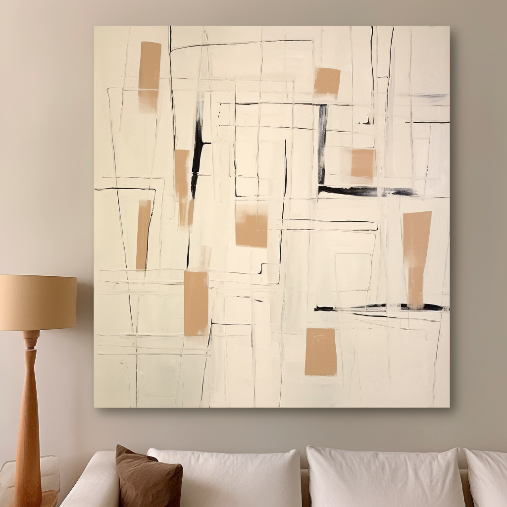 Wallart Abstract Canvas Art #AB323