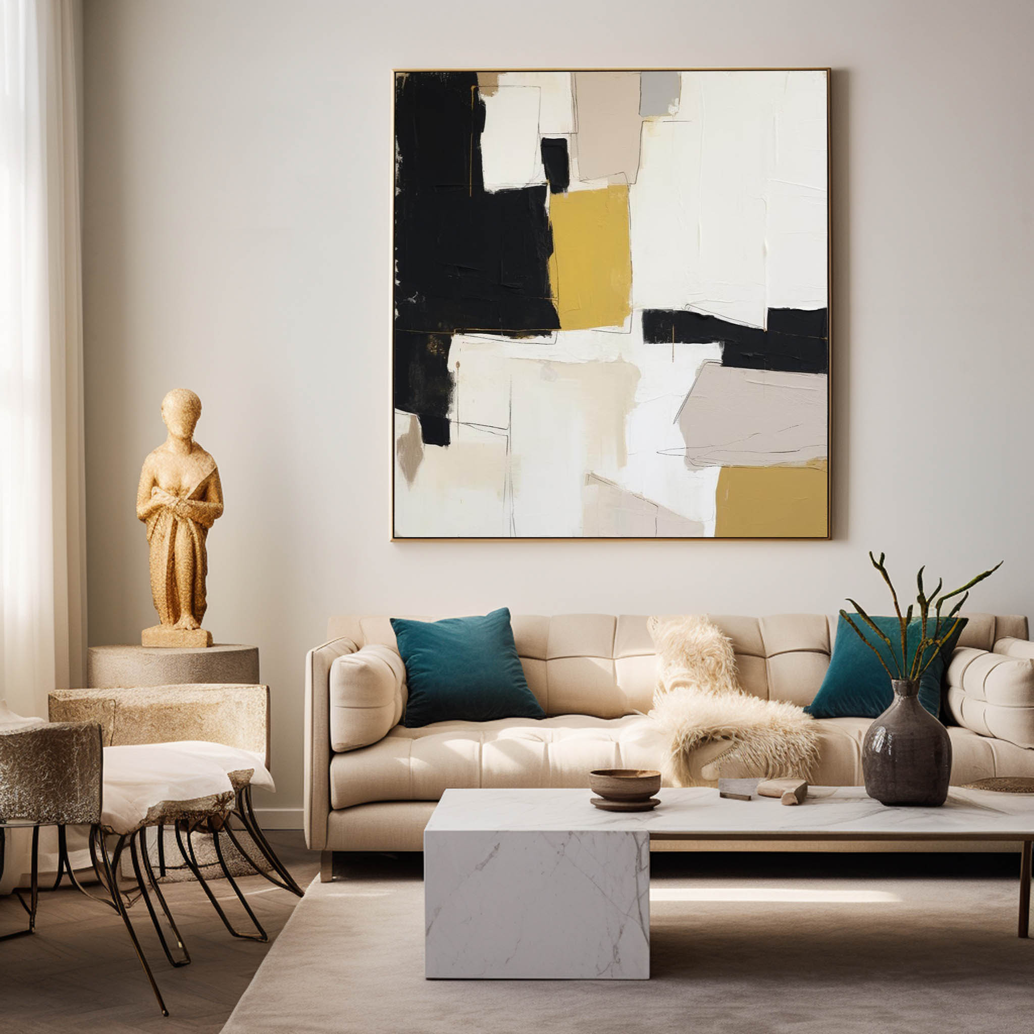 Wallart Abstract Canvas Art #AB330