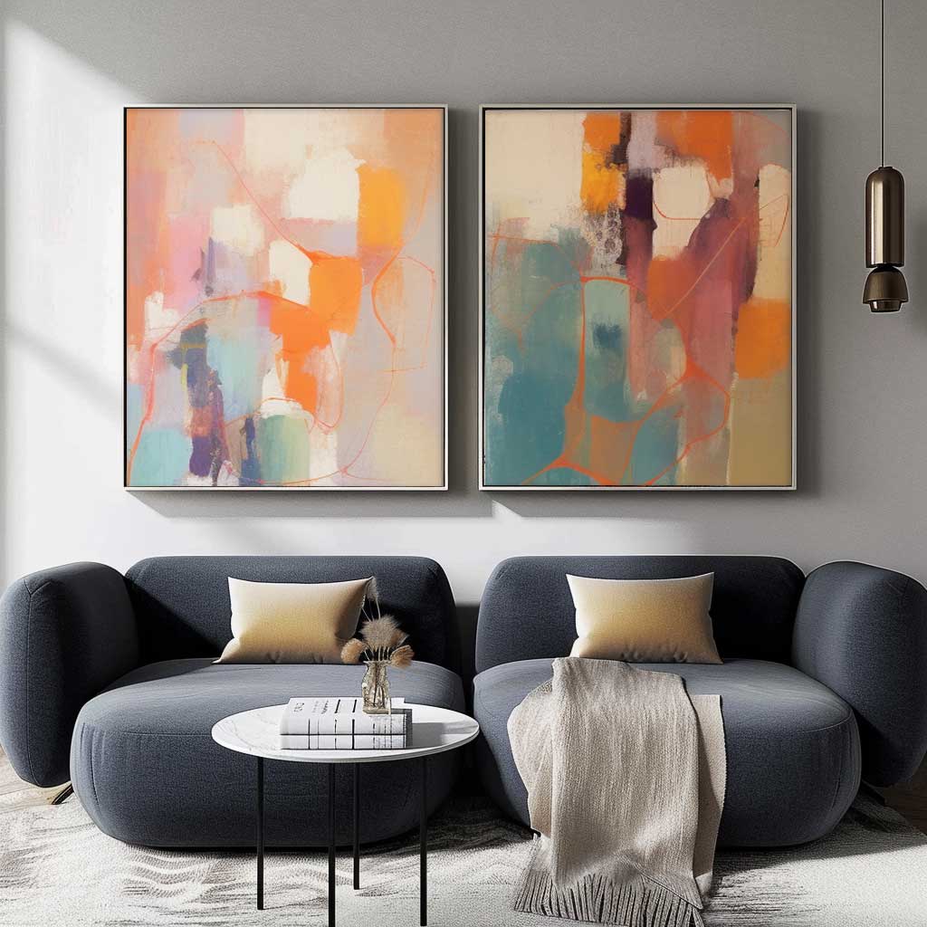 Wallart Abstract Canvas Art #AB327