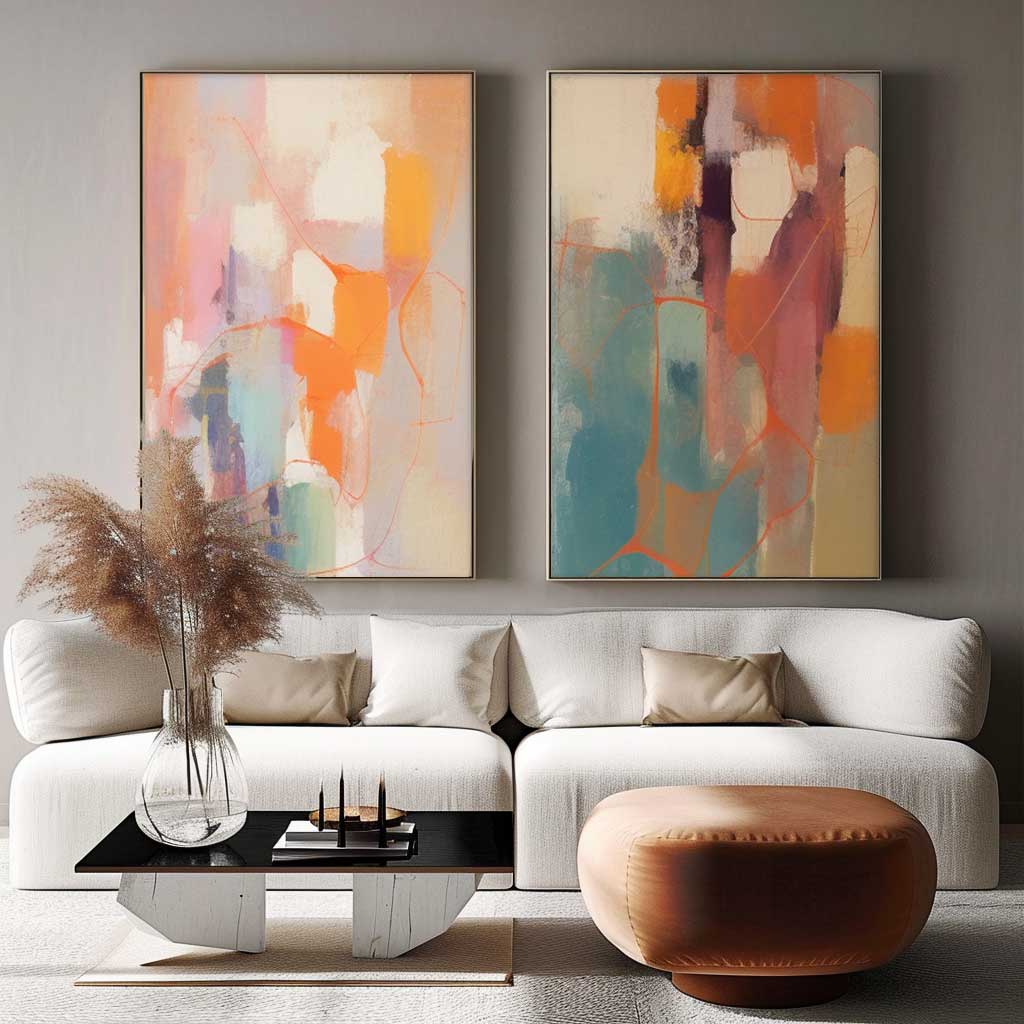 Wallart Abstract Canvas Art #AB327