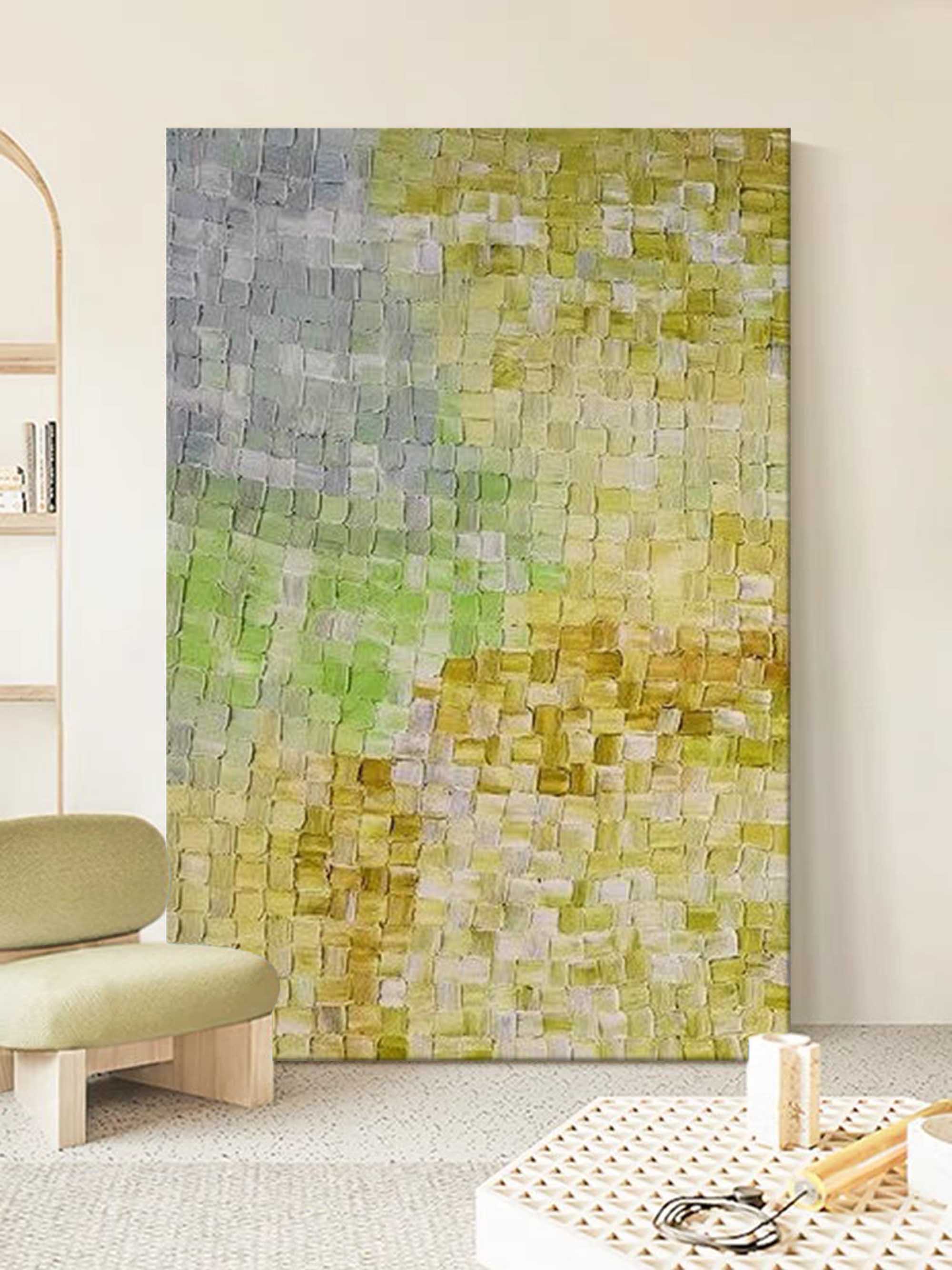 Wallart Golden Hour Abstract Textured Art