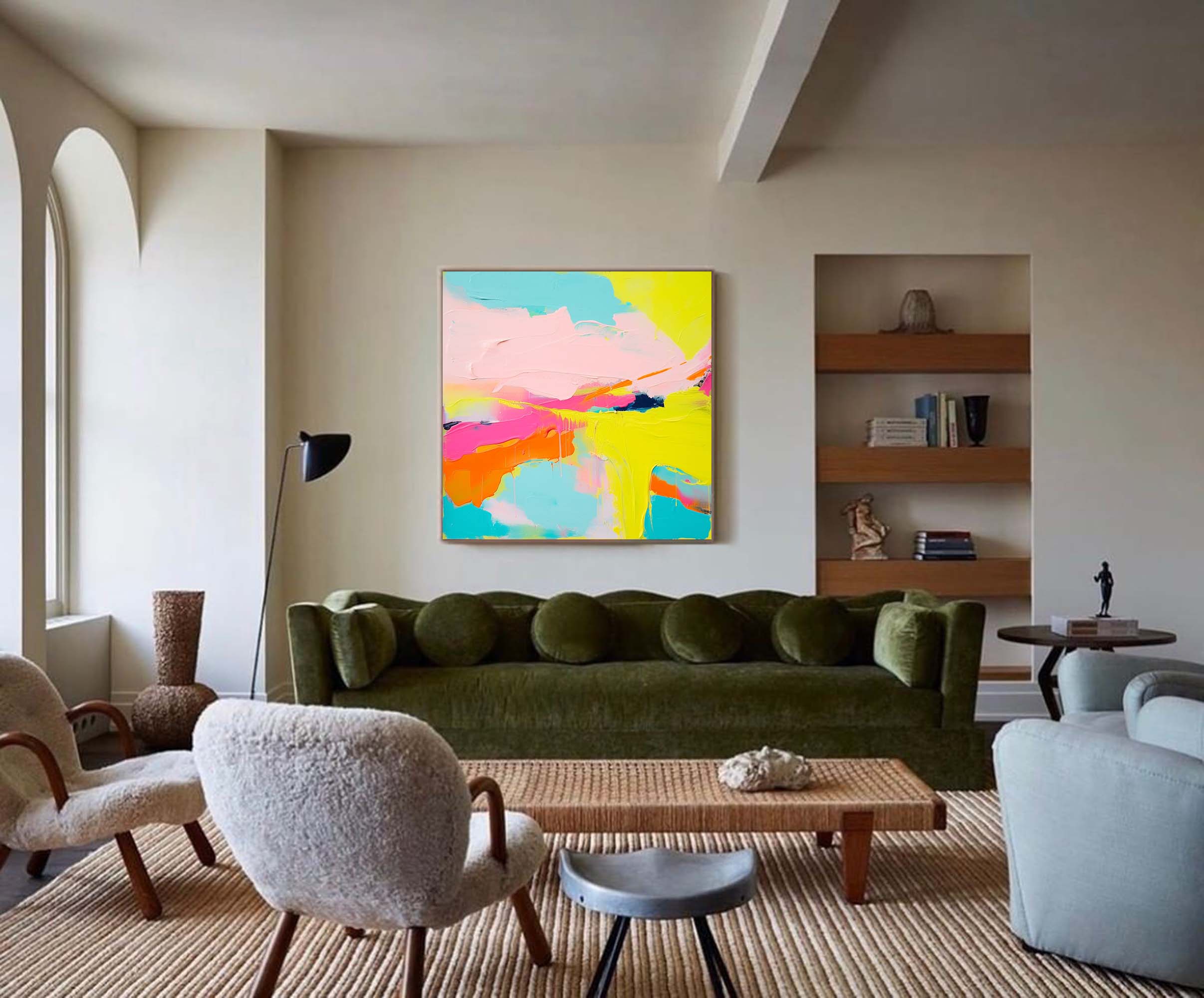 Wallart Vivid Dreams Abstract Canvas