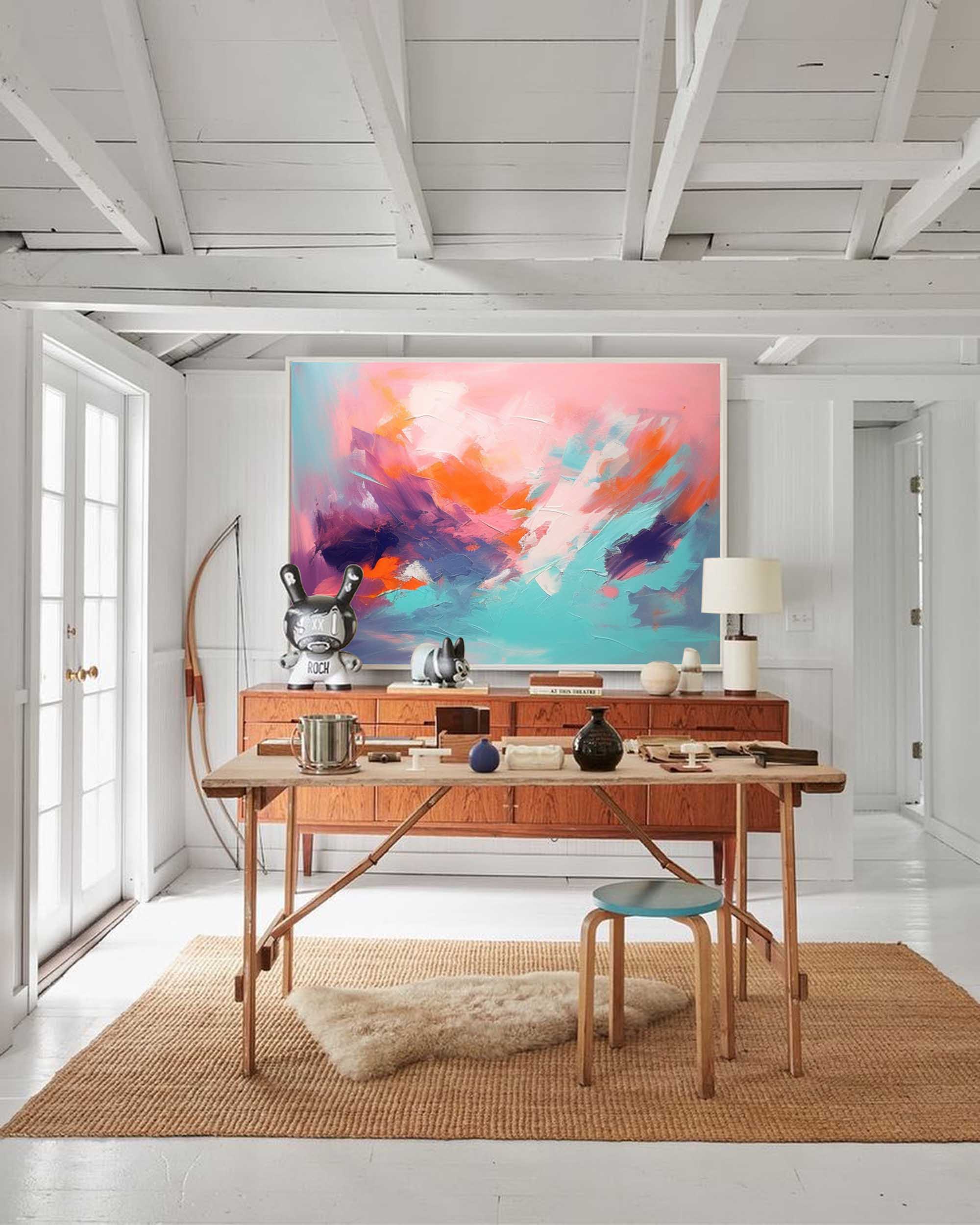 Wallart Serene Dusk Abstract Expression