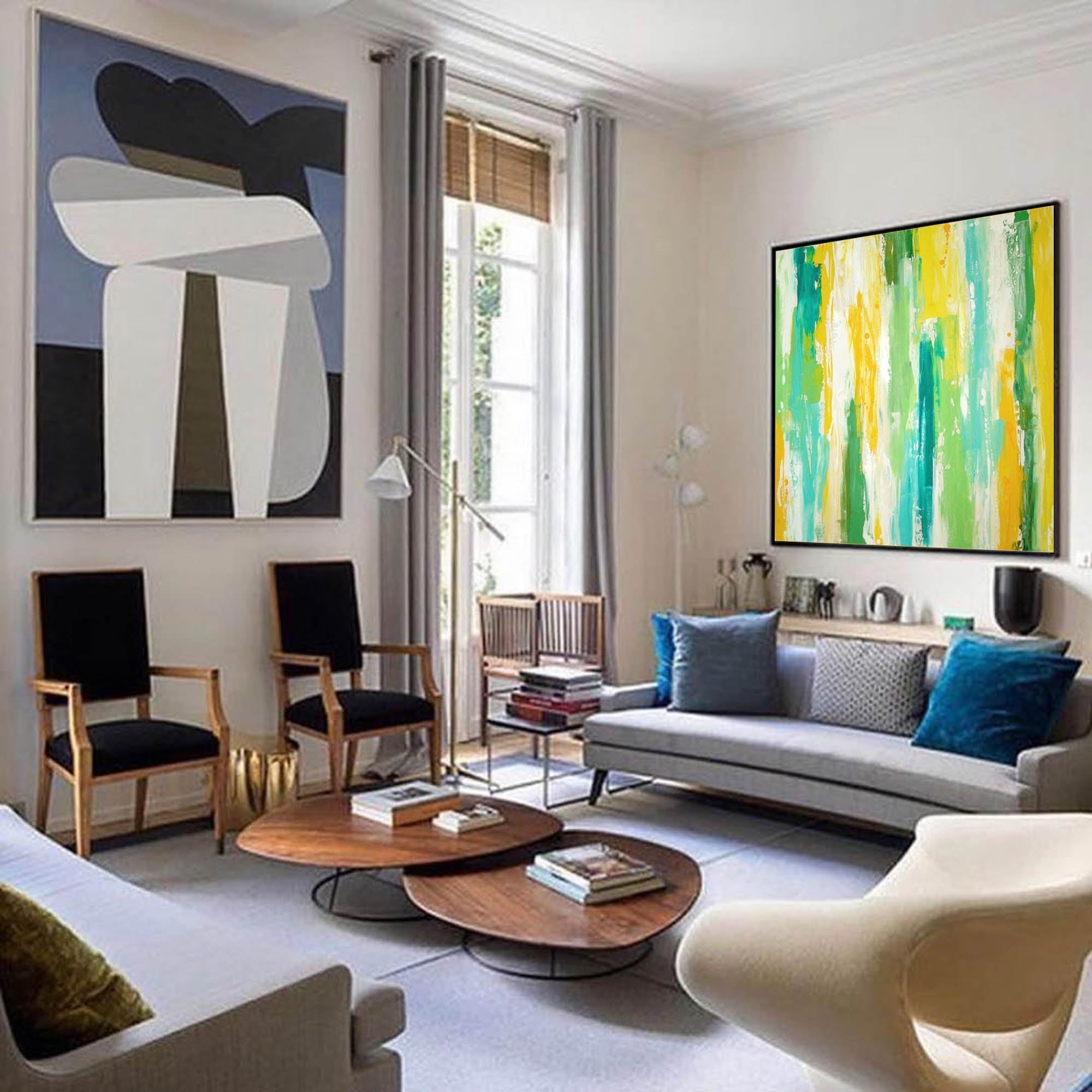 Wallart Vibrant Brushstrokes of Serenity