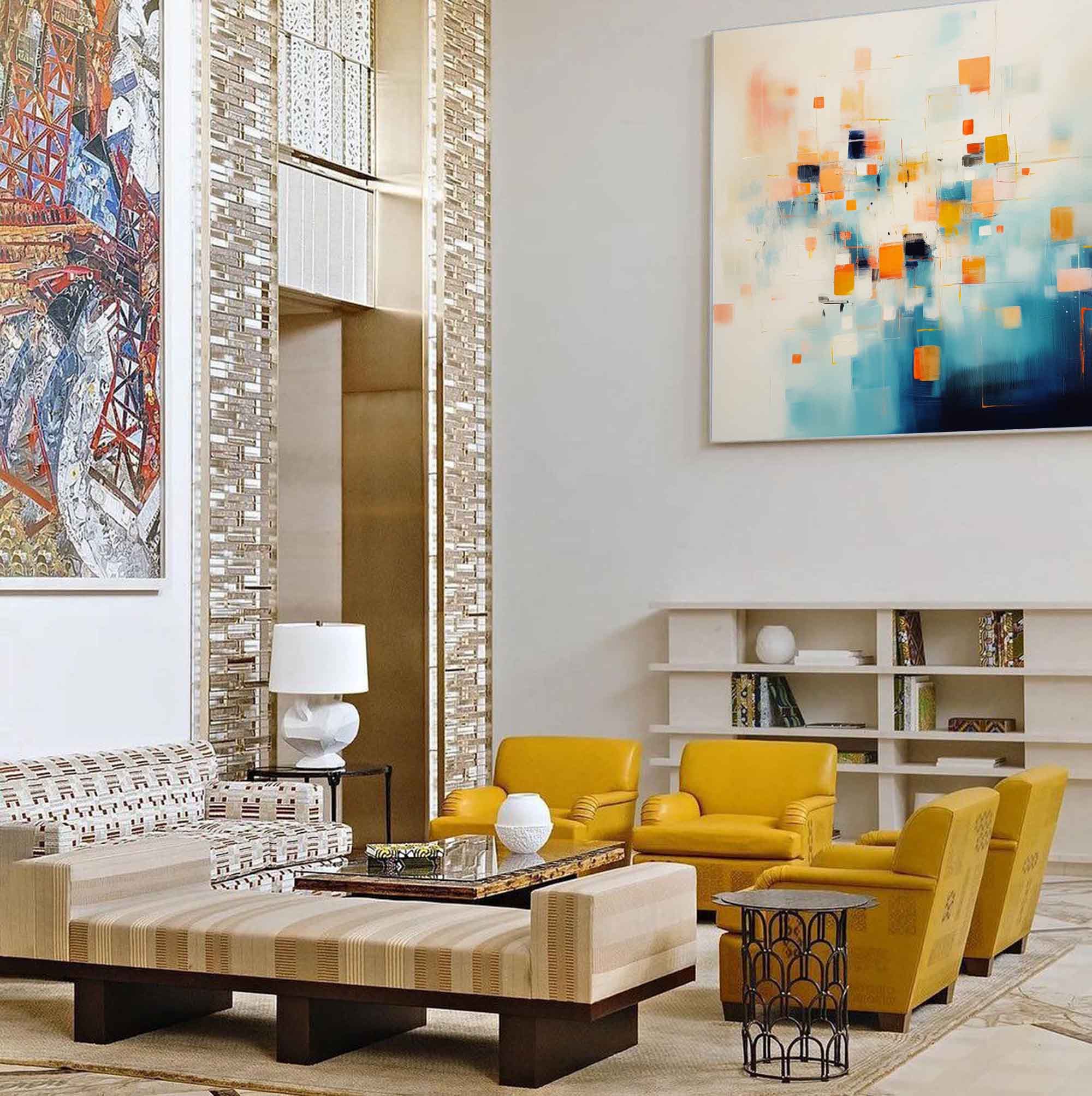 Wallart Geometric Abstract Harmony