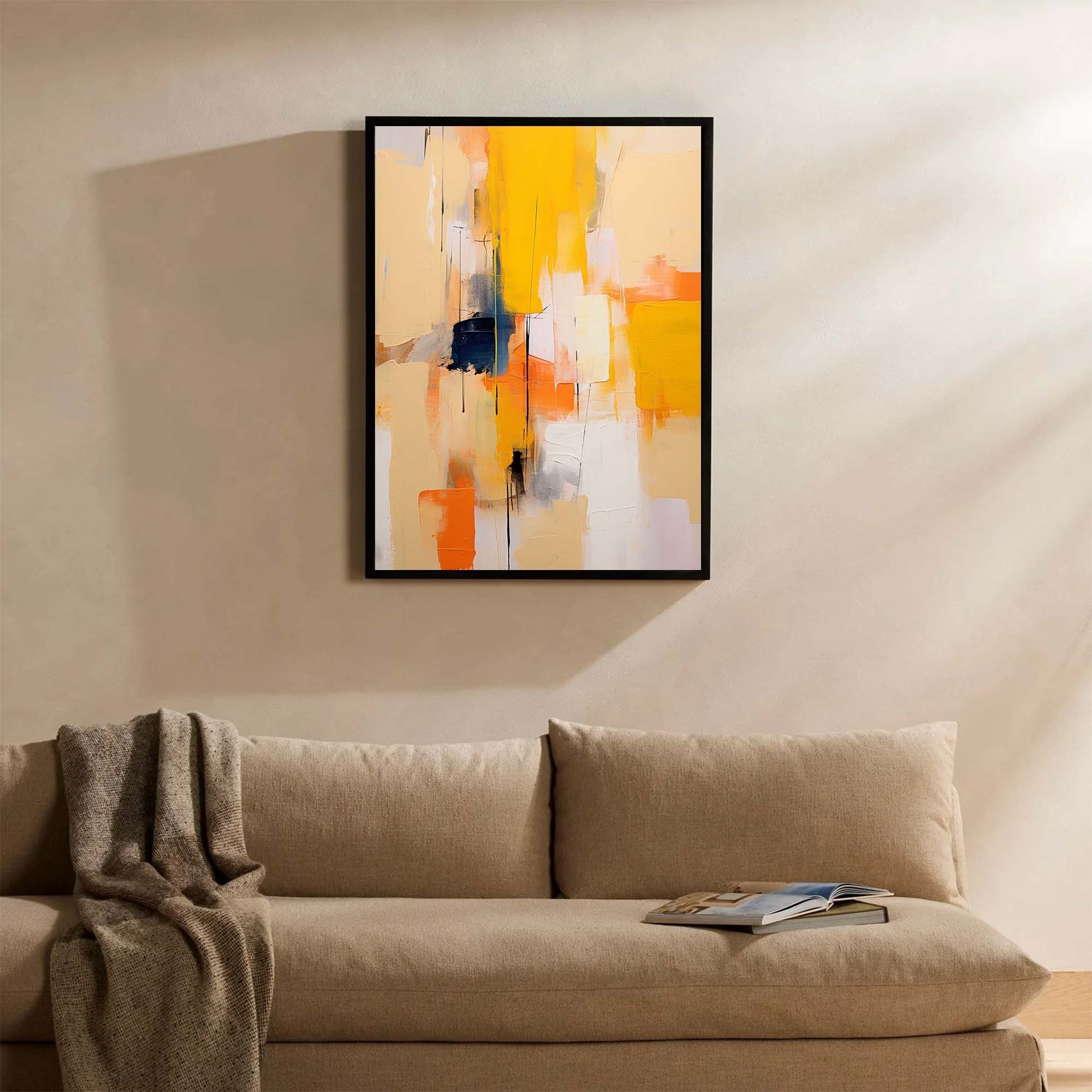 Wallart Radiant Hues in Abstract Layers
